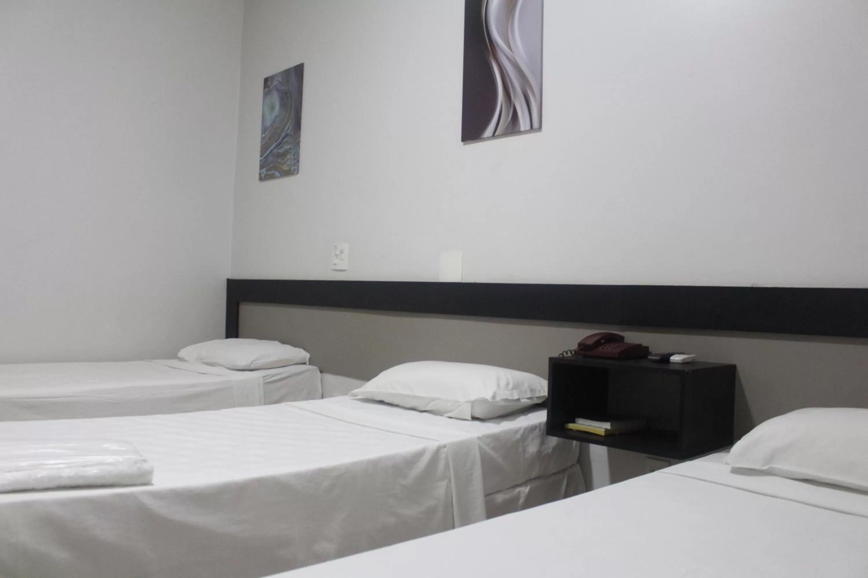 Bed in Hotel Oscar Blue Montes Claros