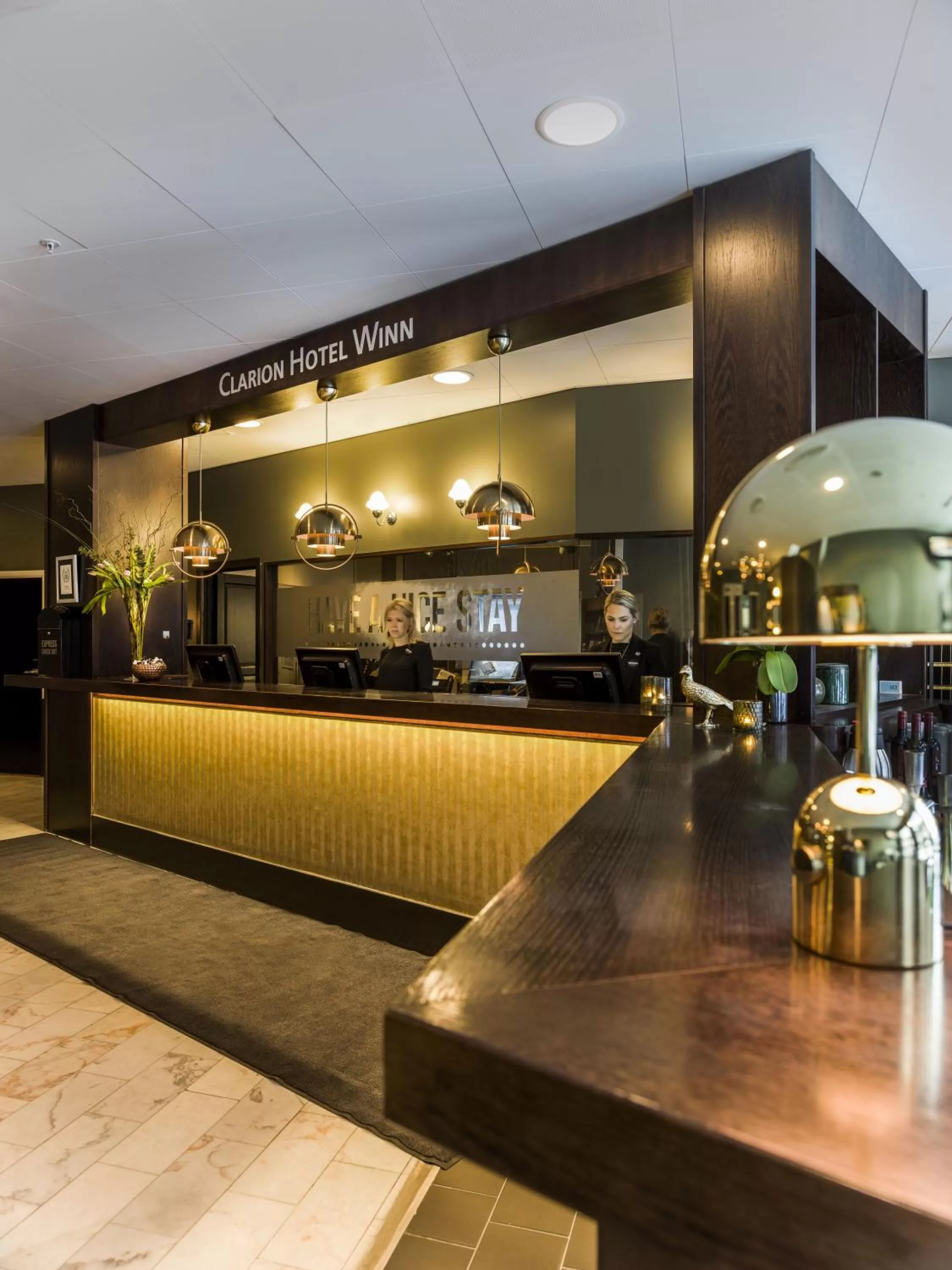 Lobby or reception in Clarion Hotel Winn