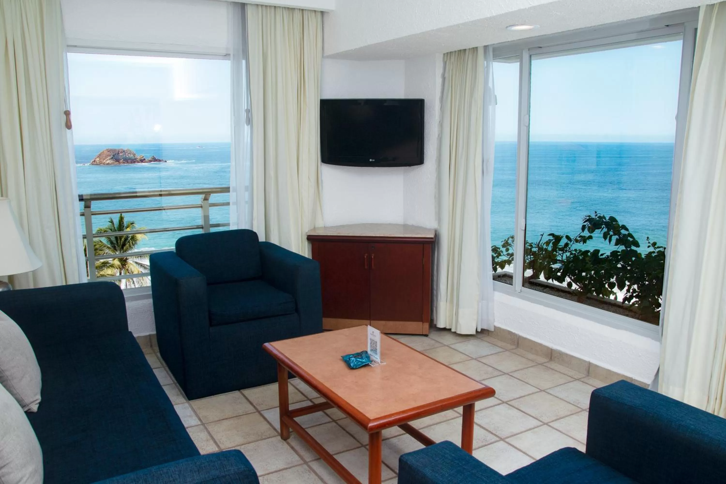 Living room in Emporio Ixtapa - with Optional All Inclusive