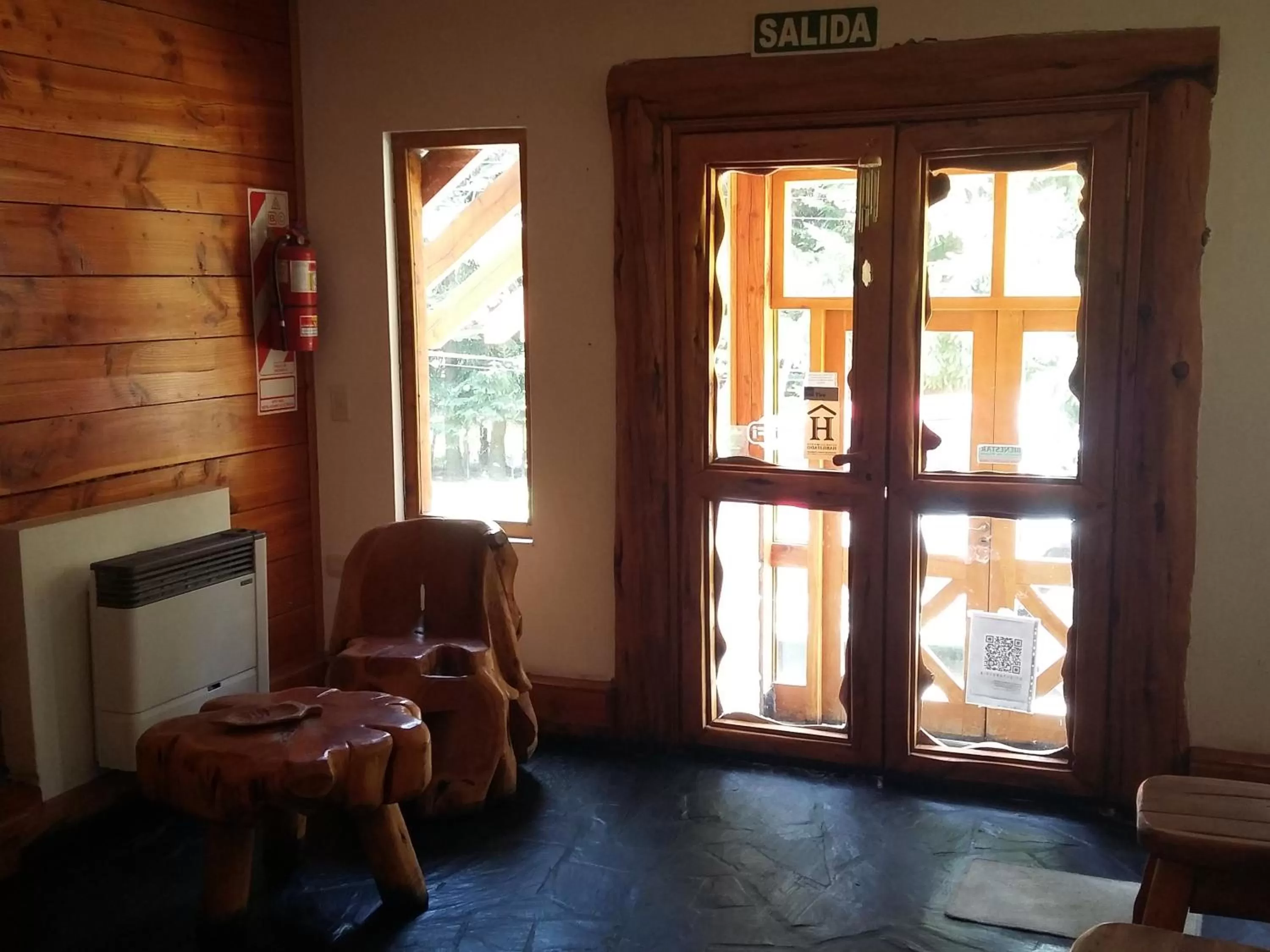 Facade/entrance in Hosteria Lekun Lekun