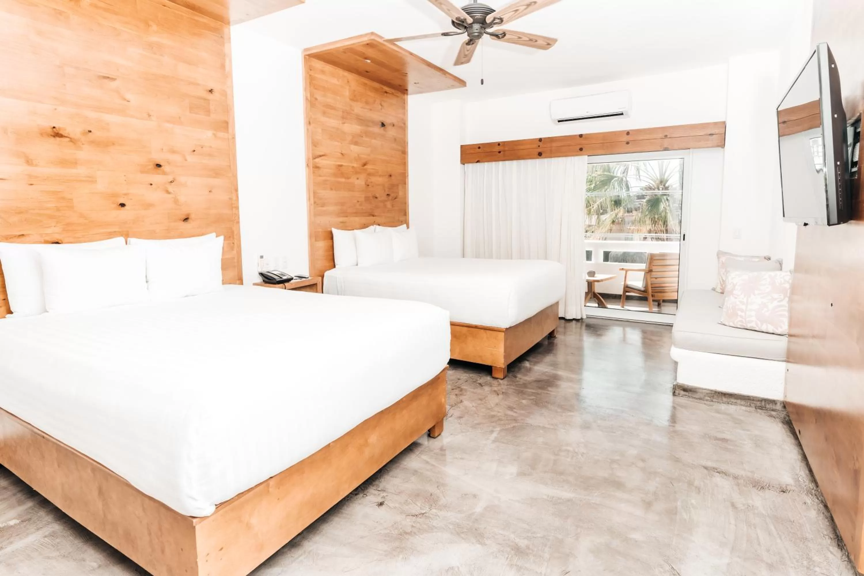 Bed in Bahia Hotel & Beach House