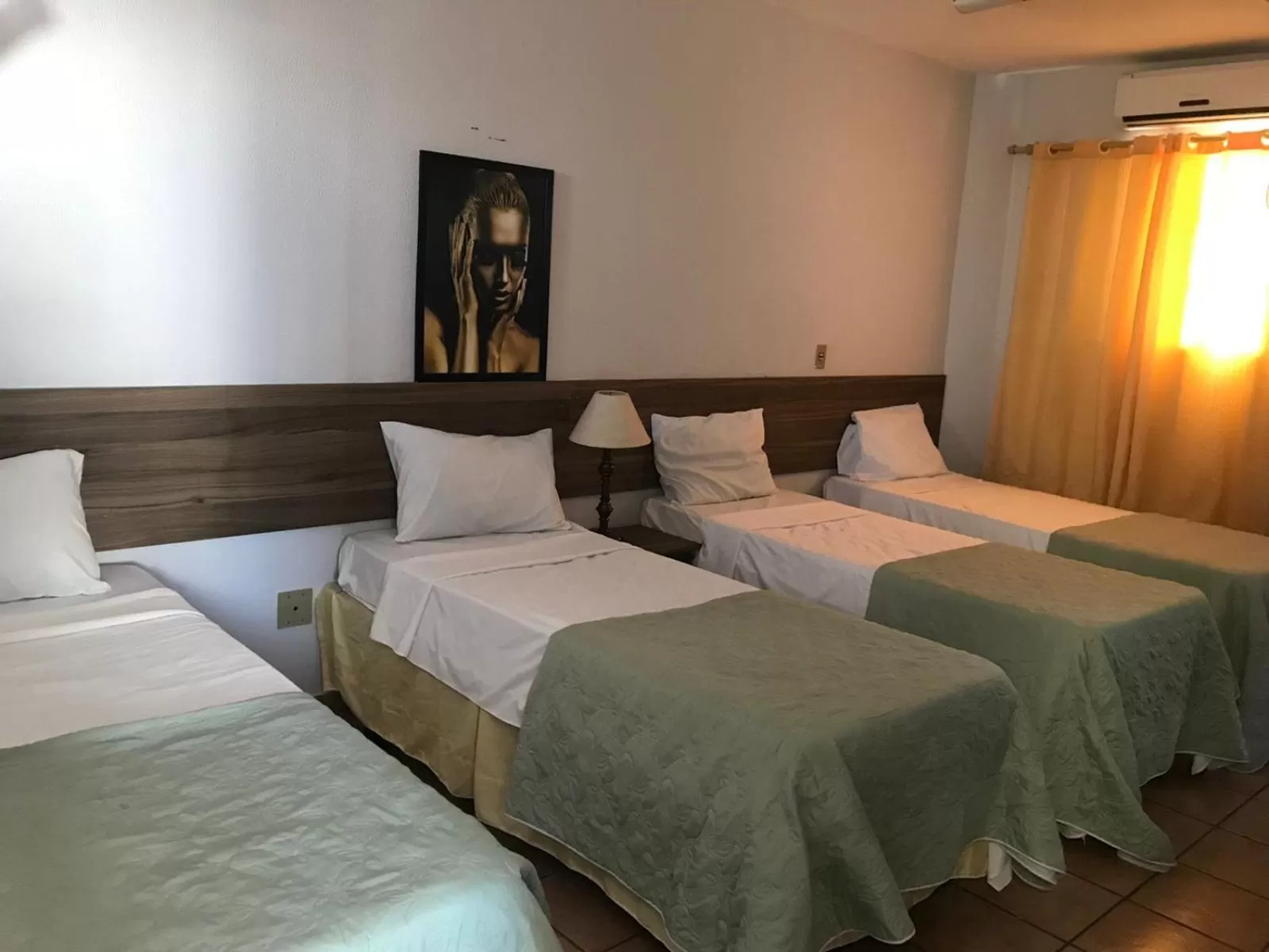 Bed in Hotel Alfa de Bauru Ltda