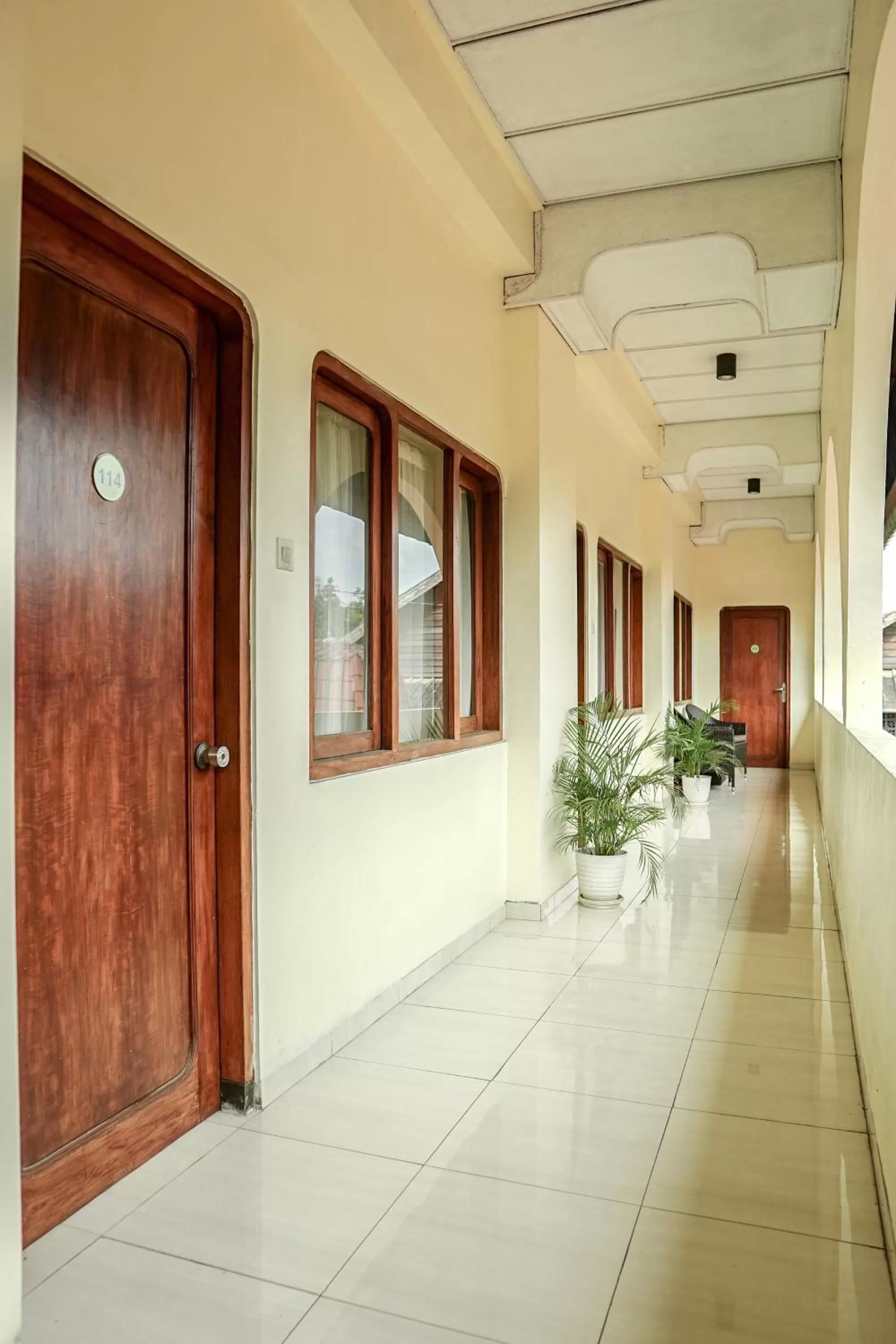 Facade/entrance in Airlangga Hotel