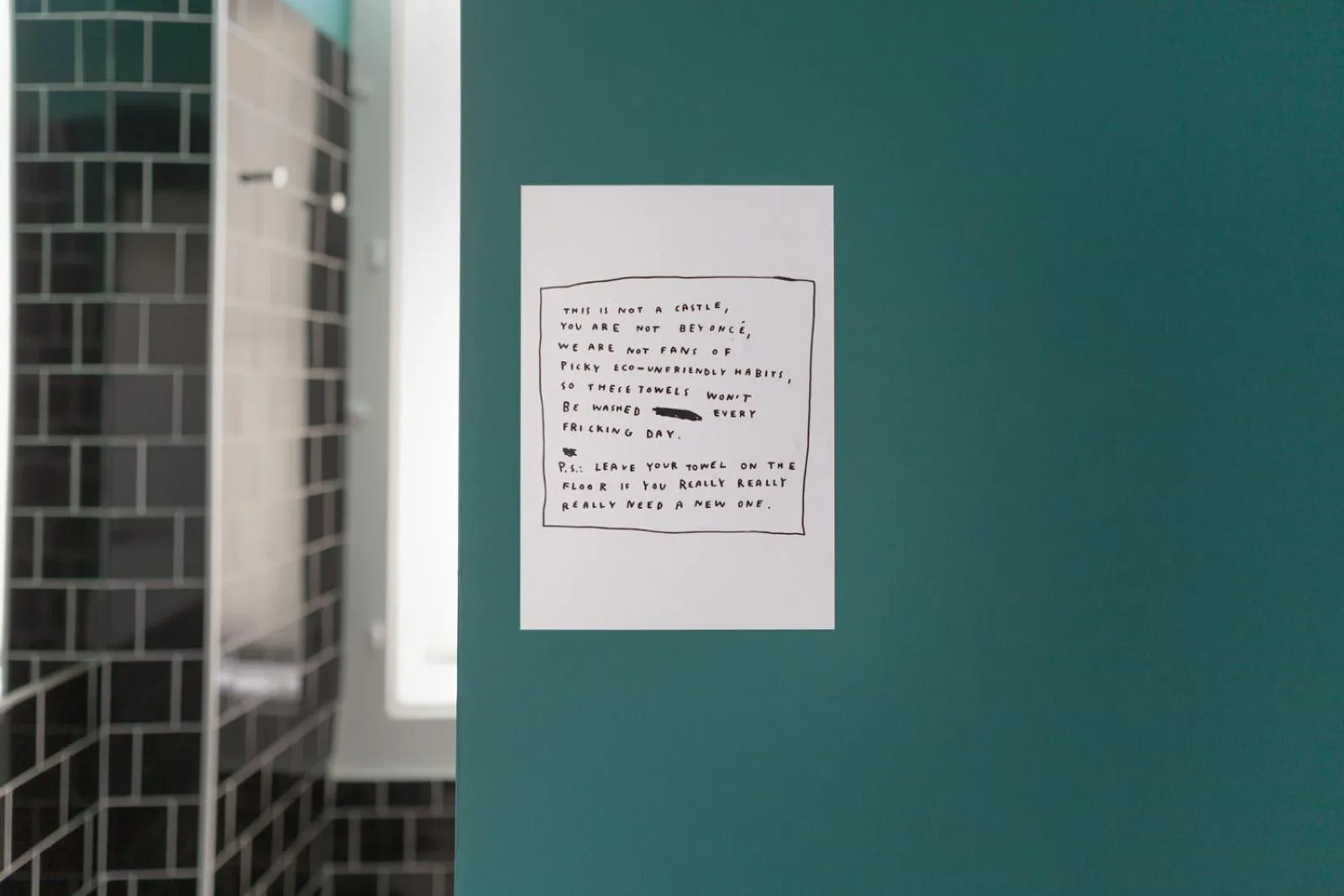 Decorative detail in Esqina Urban Lodge