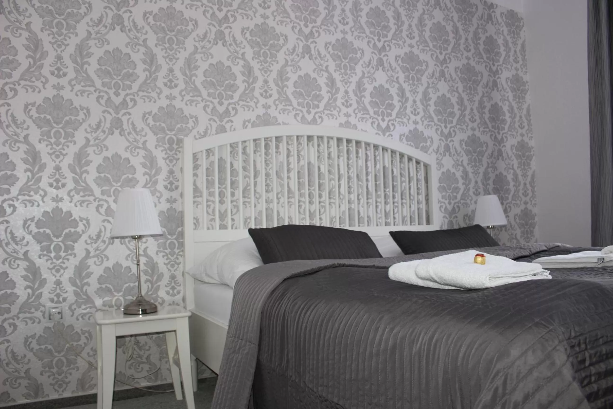 Bed in Hotel Amadeus