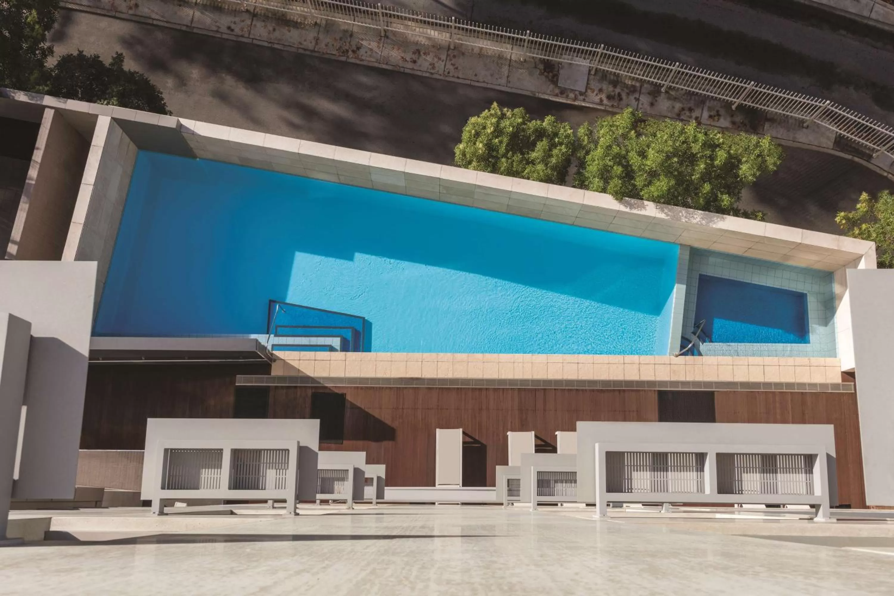 Pool view in Adina Apartment Hotel Perth