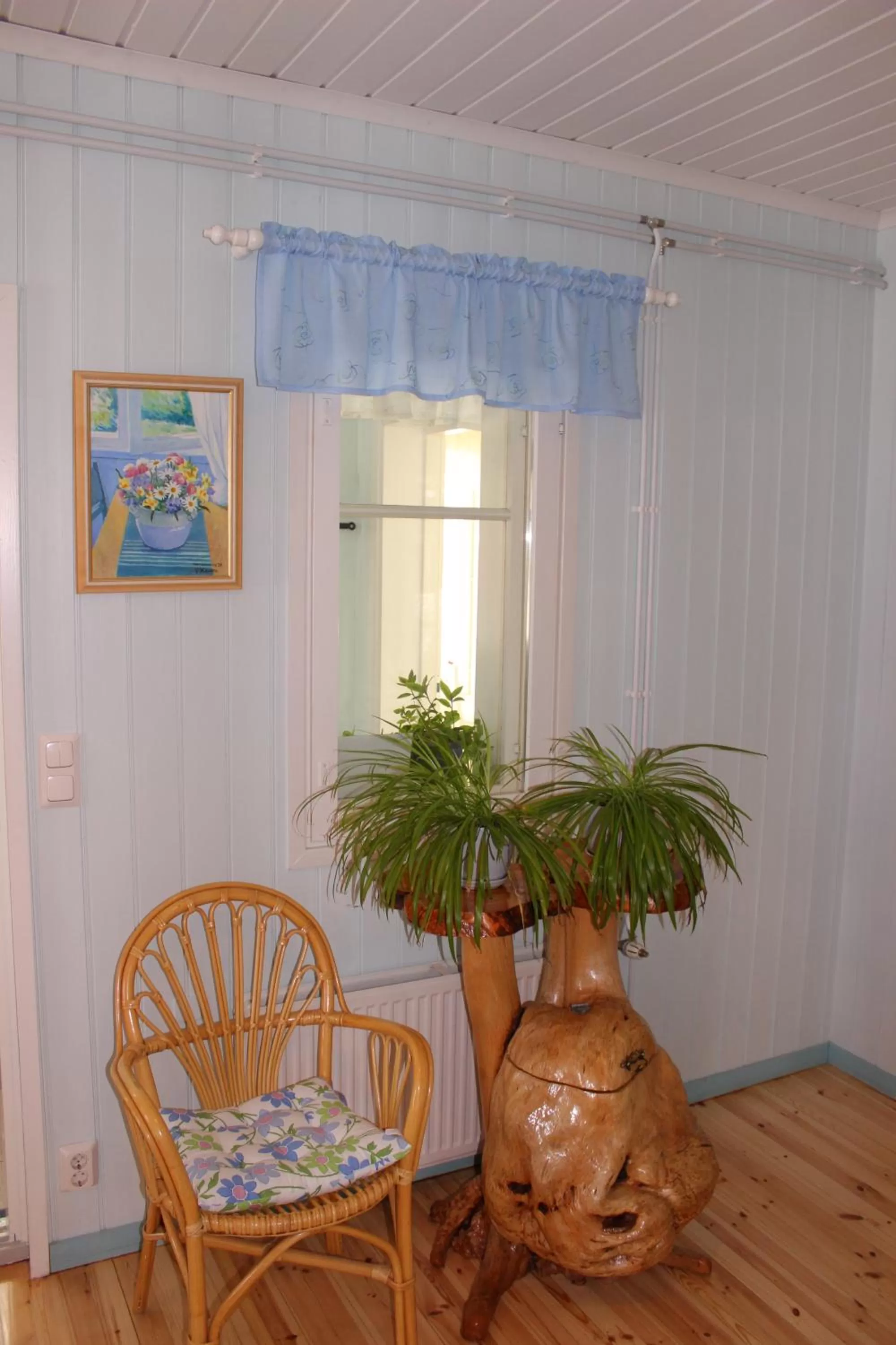 Seating area in B&B Lomamokkila