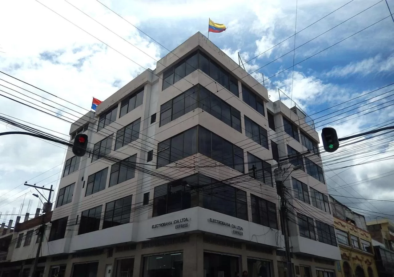 Property Building in La Merced Plaza Hostal