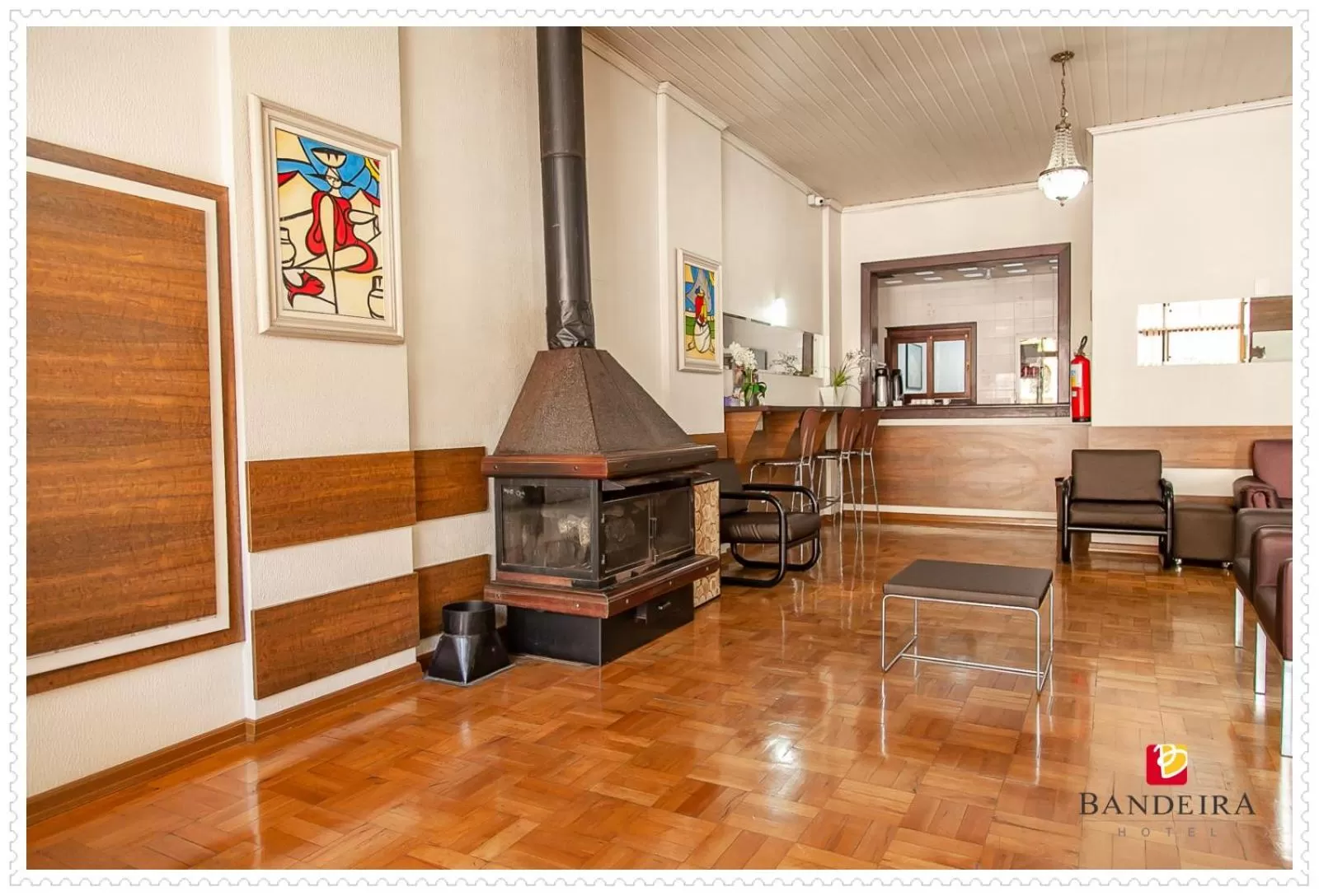 Lobby/Reception in Bandeira Hotel