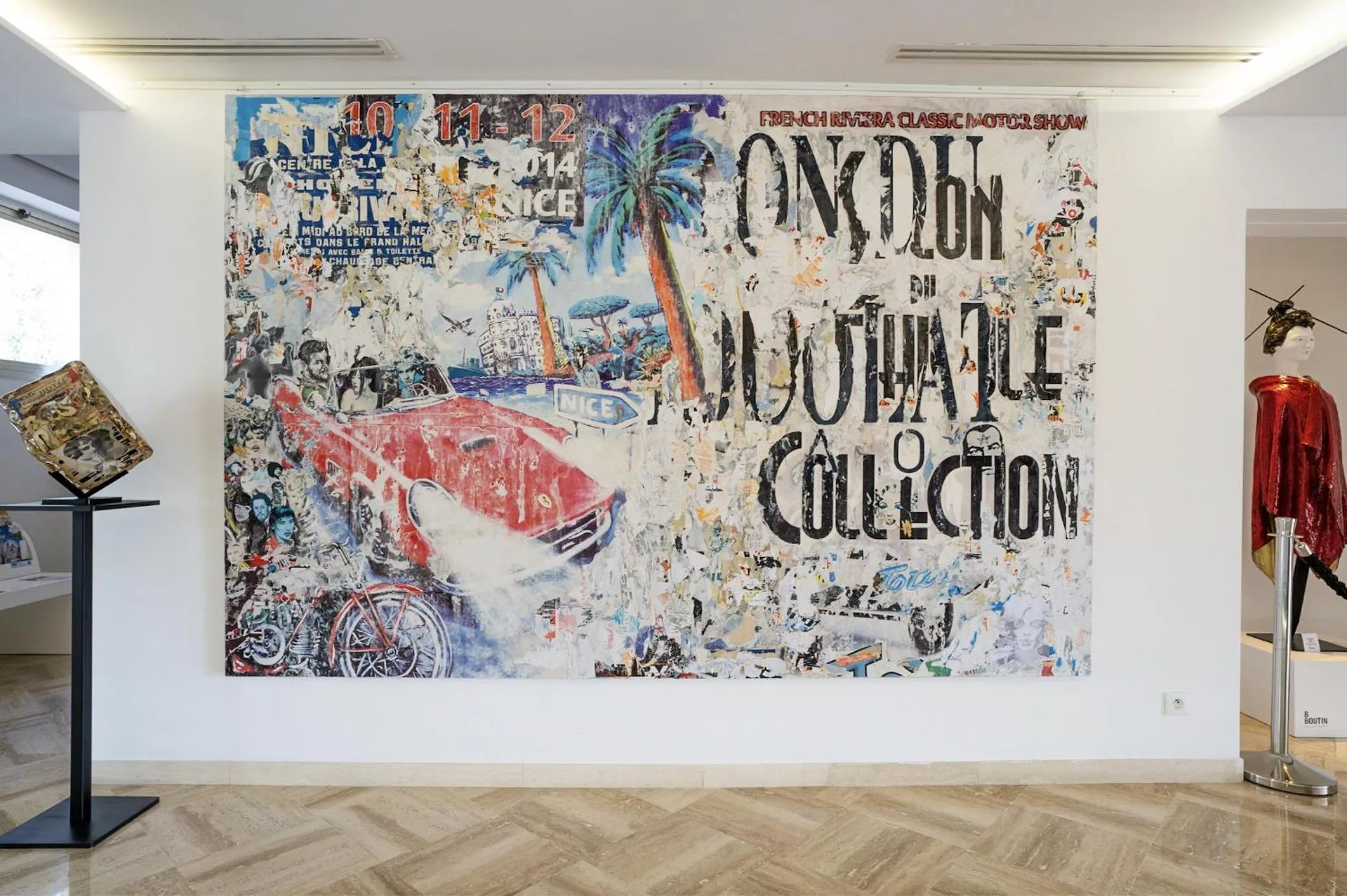 Decorative detail in Hotel Restaurant La Vague de Saint Paul