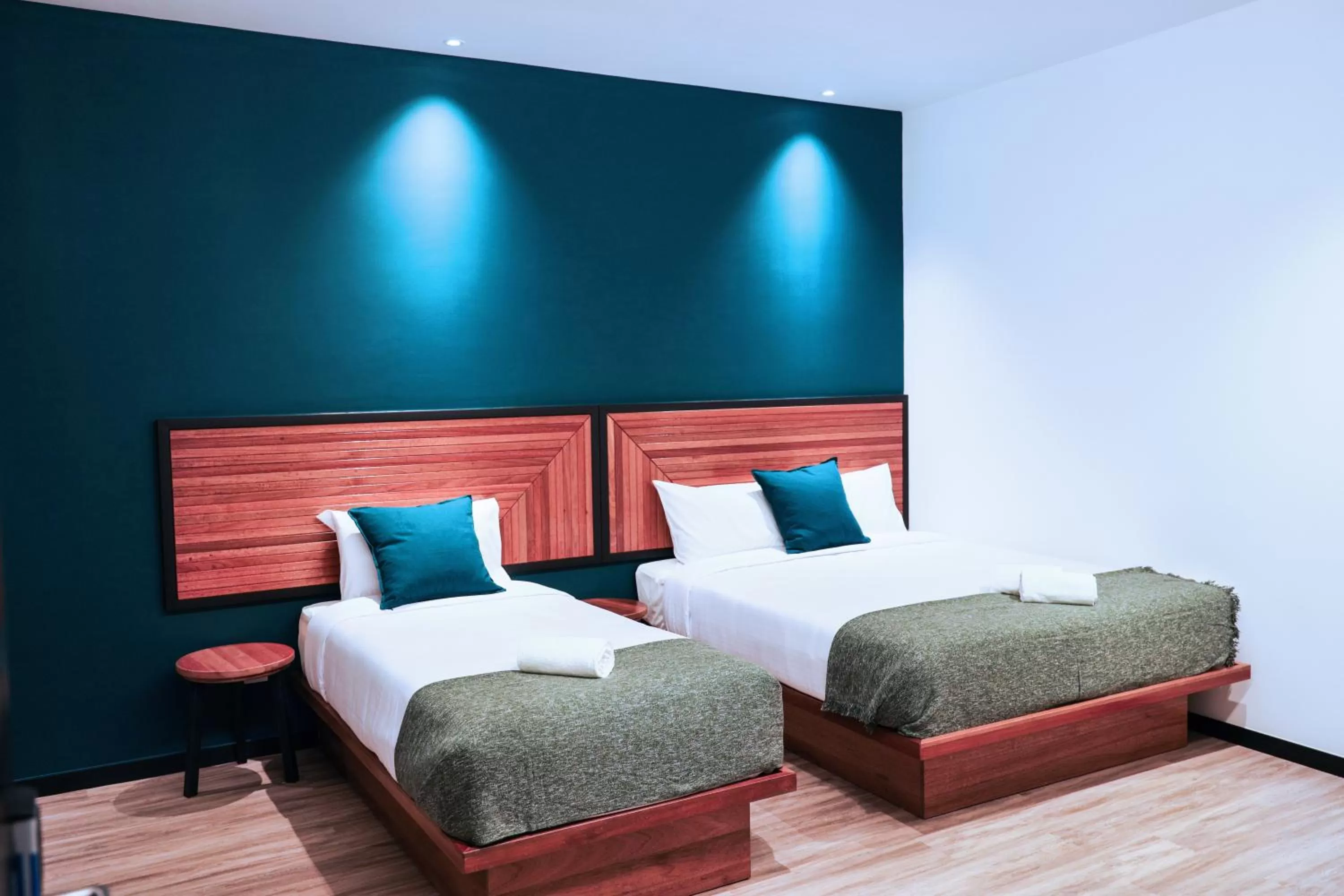 Bed in The Journey hotel