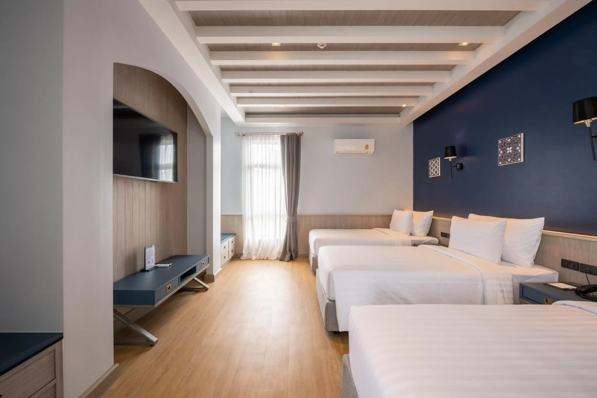 TV and multimedia, Bed in Seabed Grand Hotel Phuket - SHA Extra Plus