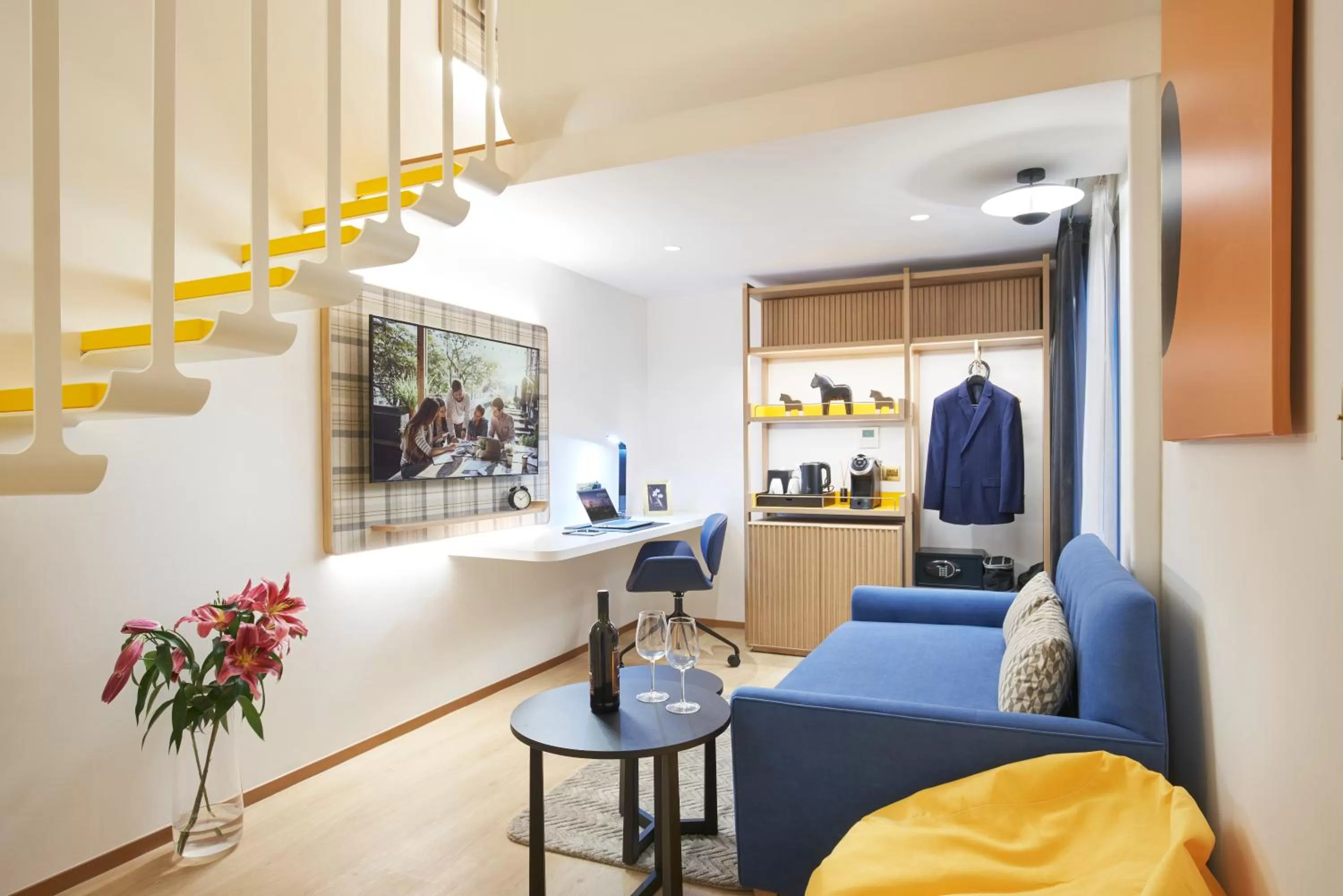 Seating area in Citadines Connect City Centre Singapore