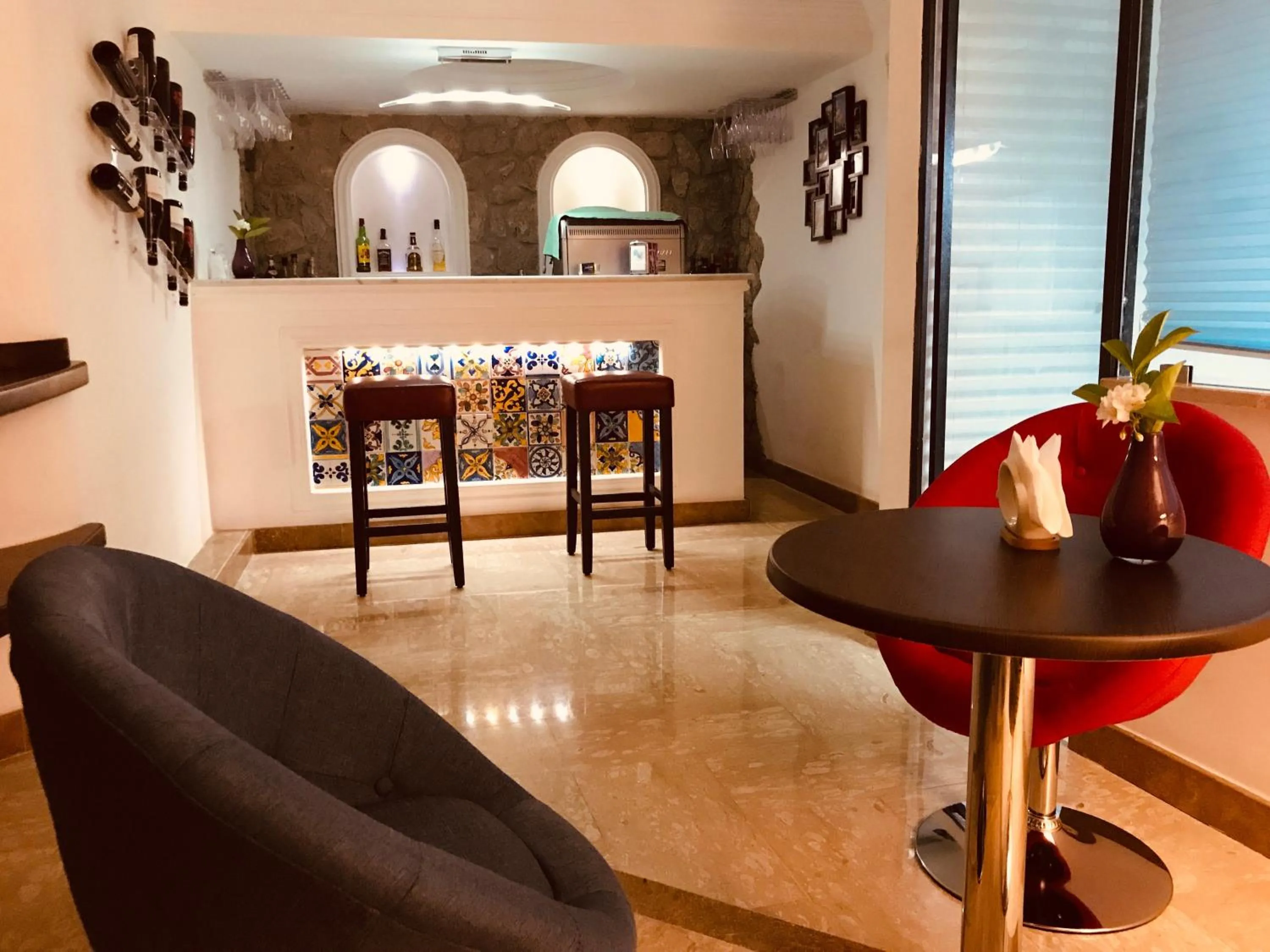 Lounge or bar in Bougainville Luxury Boutique Hotel