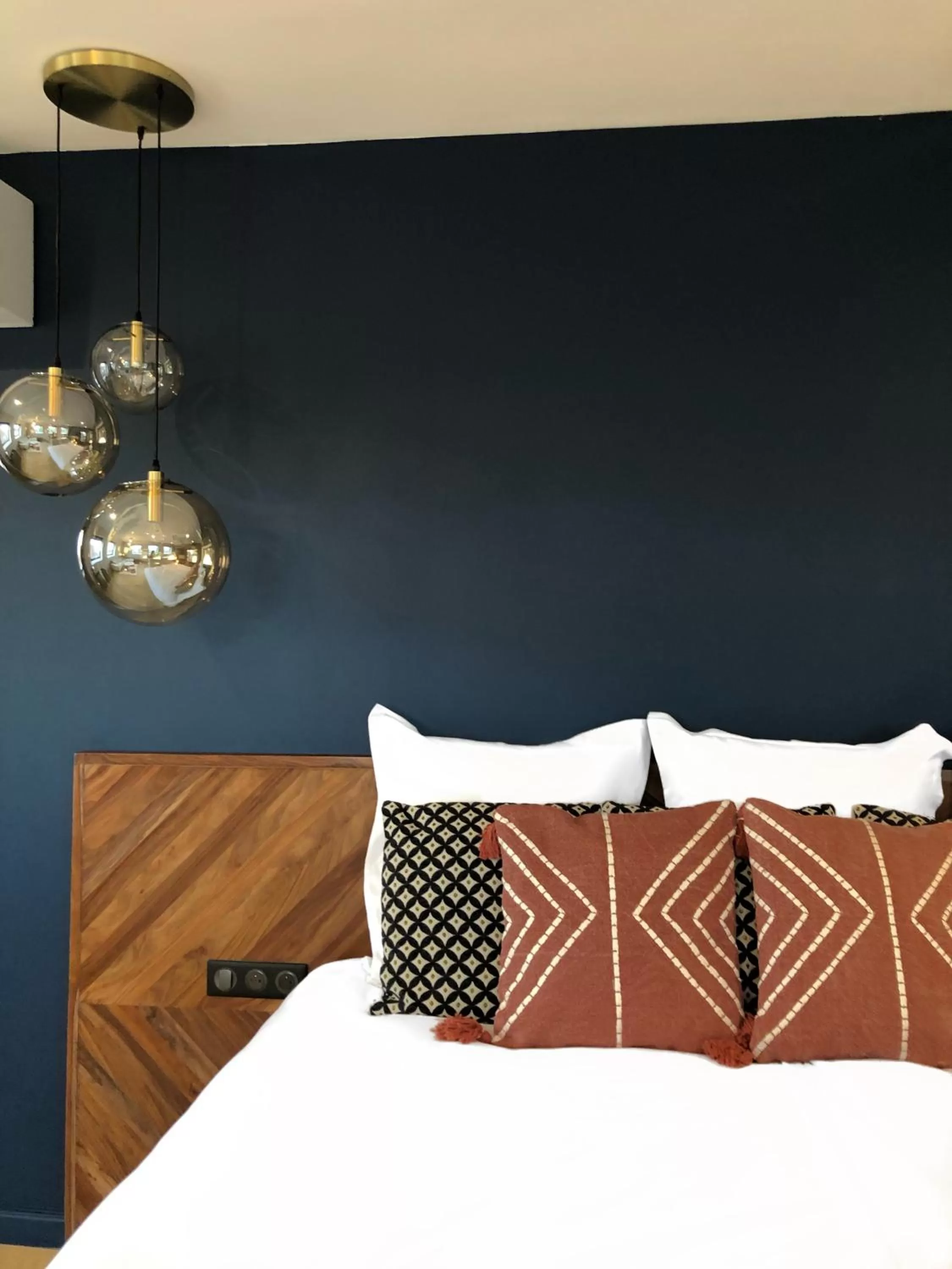 Bed in Hôtel Restaurant Vaillant Colmar Nord