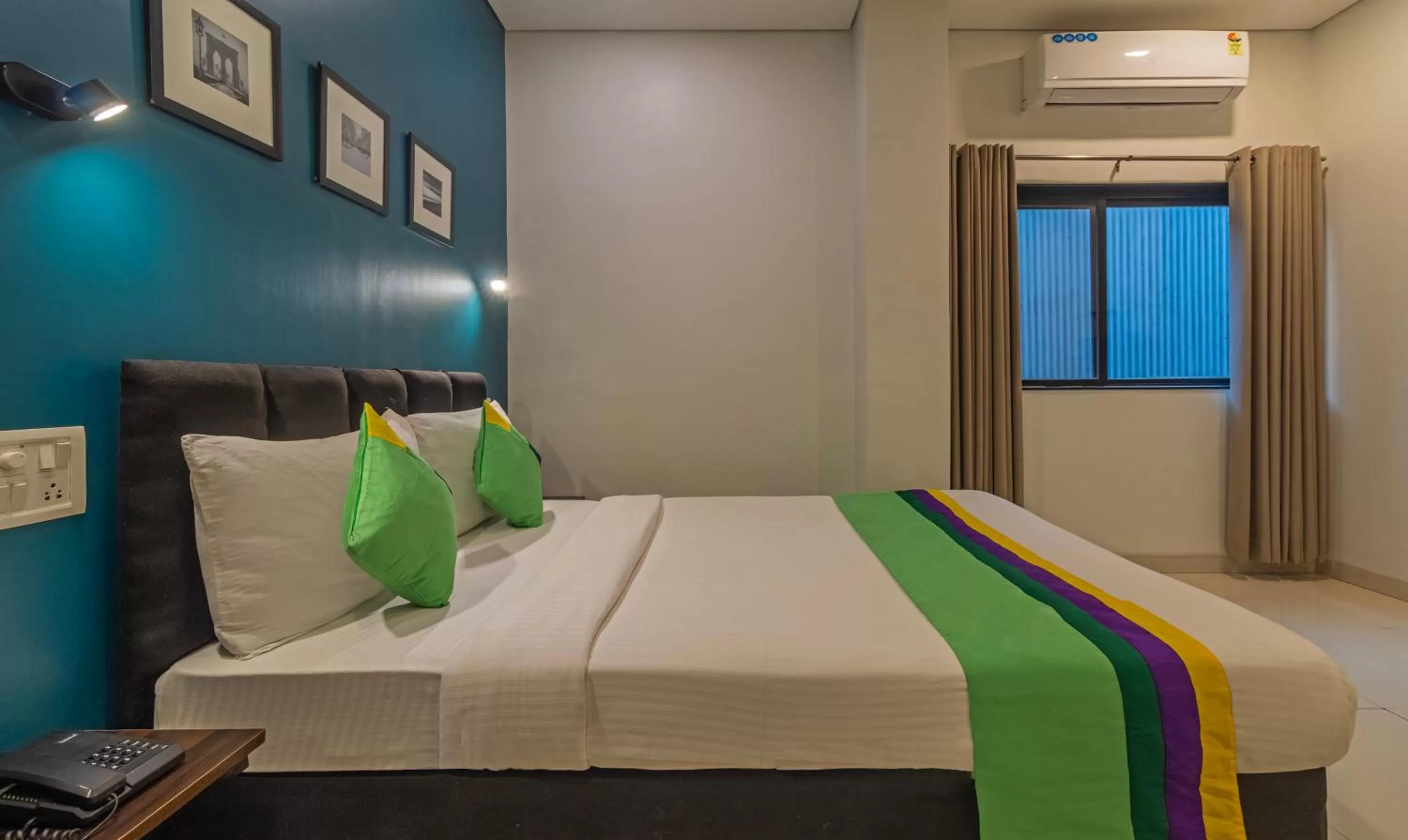 Bedroom, Bed in Treebo Tulip Comfort