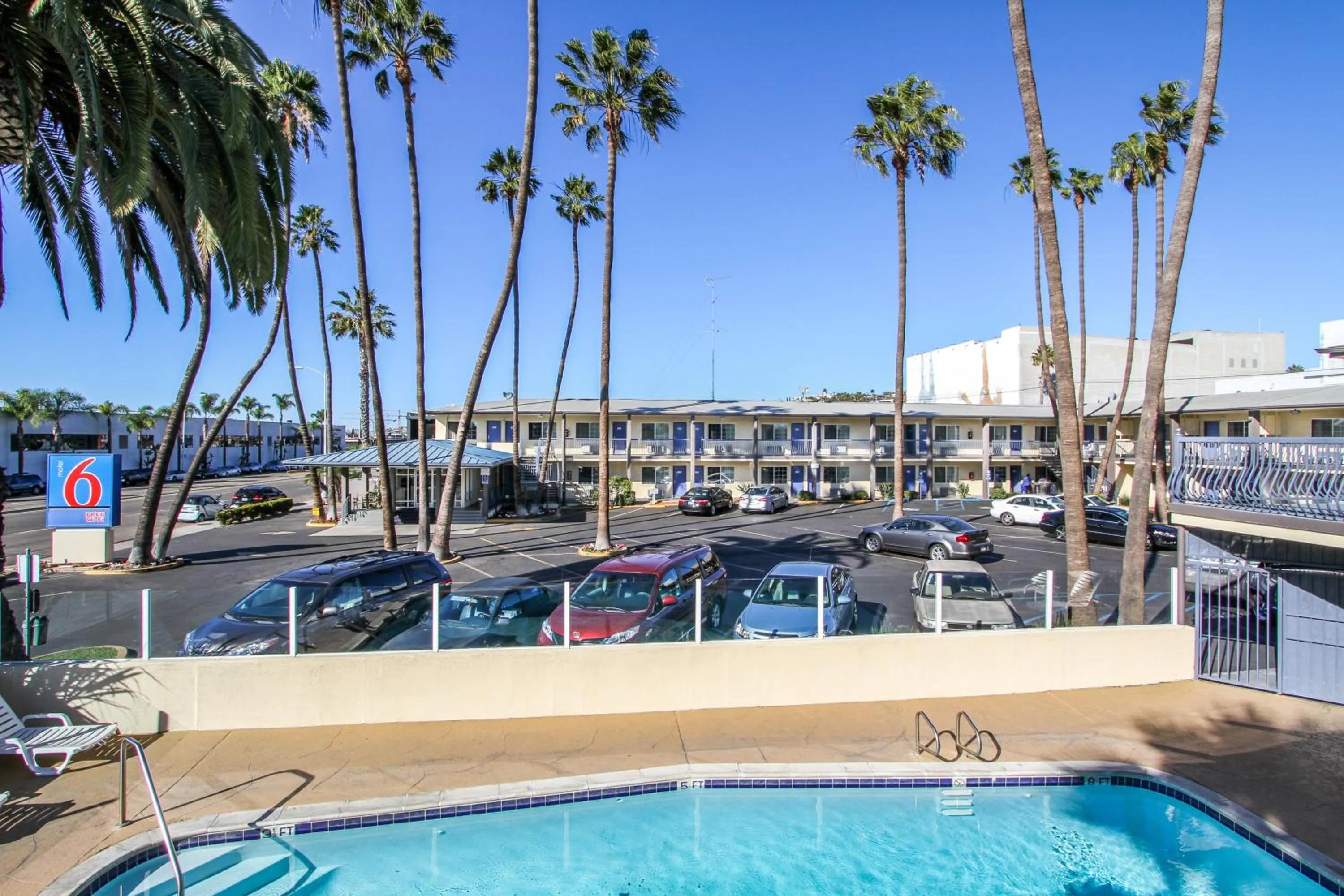 Property building in Motel 6 San Diego, CA Airport Harbor