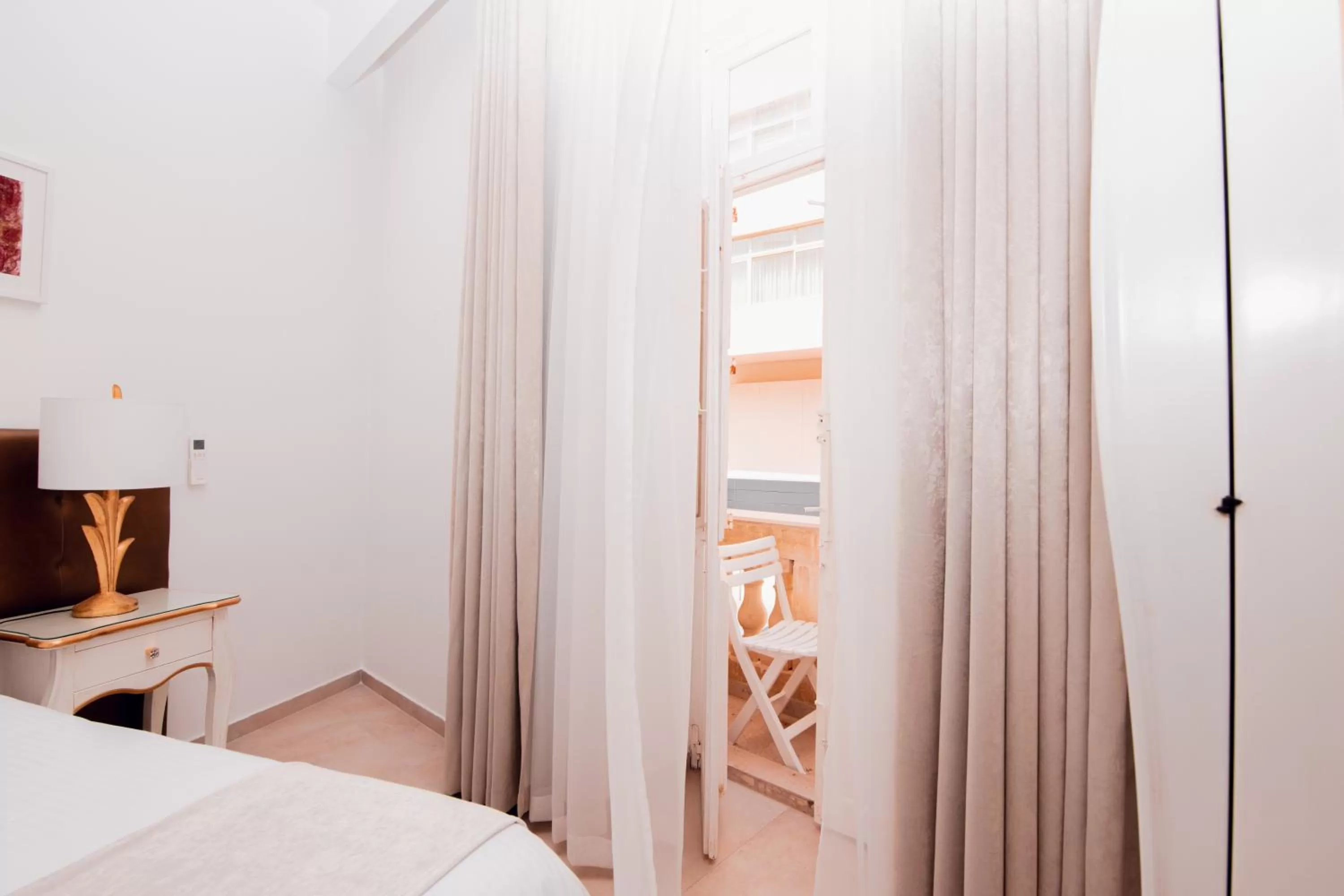 Balcony/Terrace, Bed in Giorgio Boutique Hotel