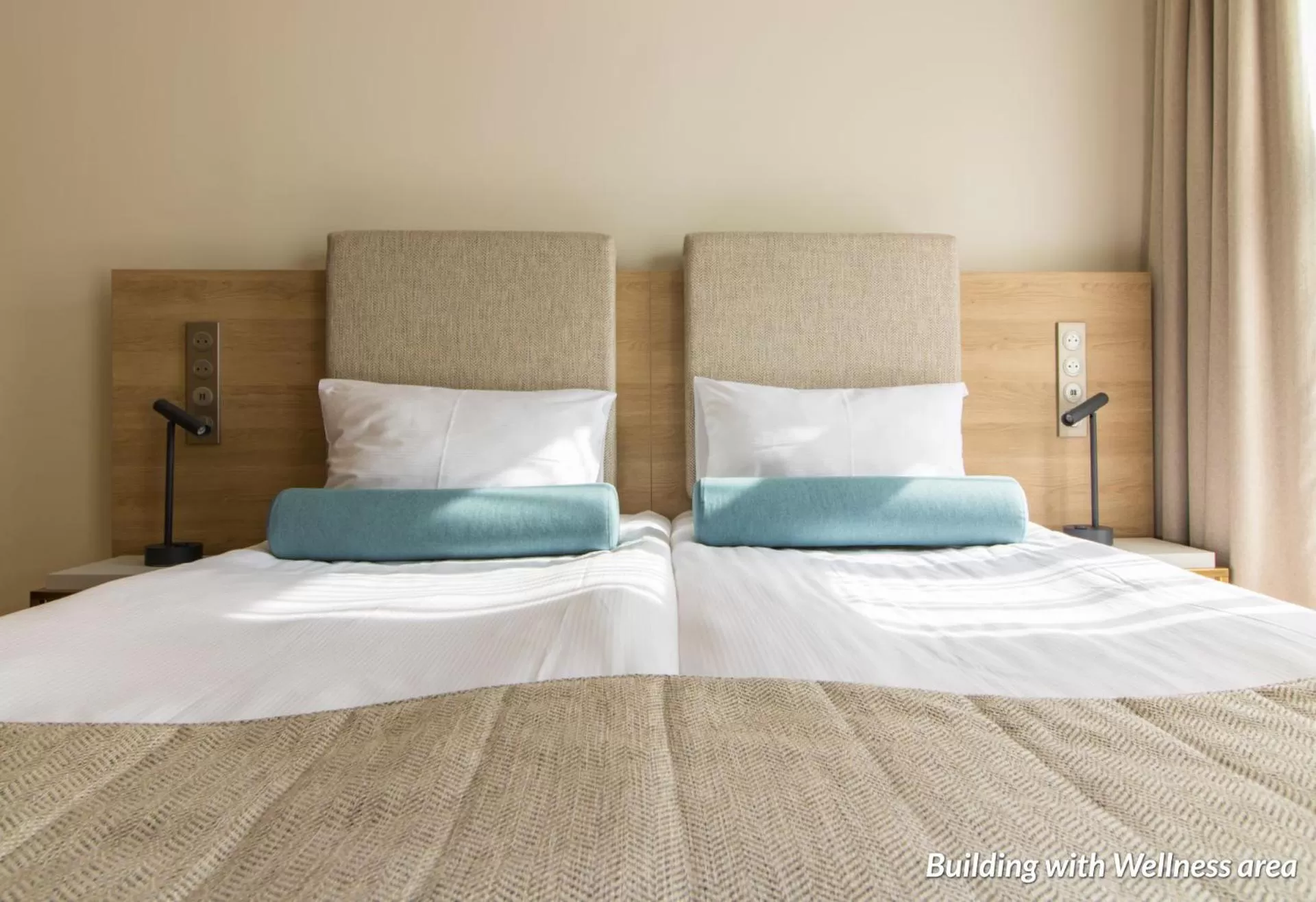 Bed in Hotel Spichrz