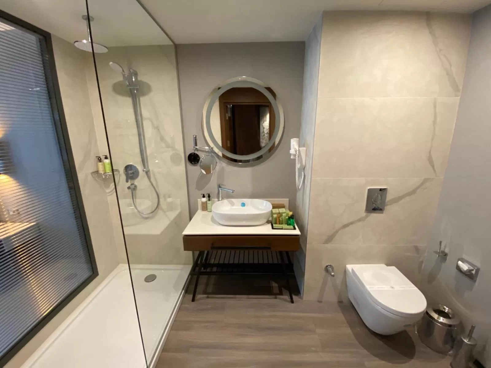 Bathroom in Limak Skopje Luxury Hotel