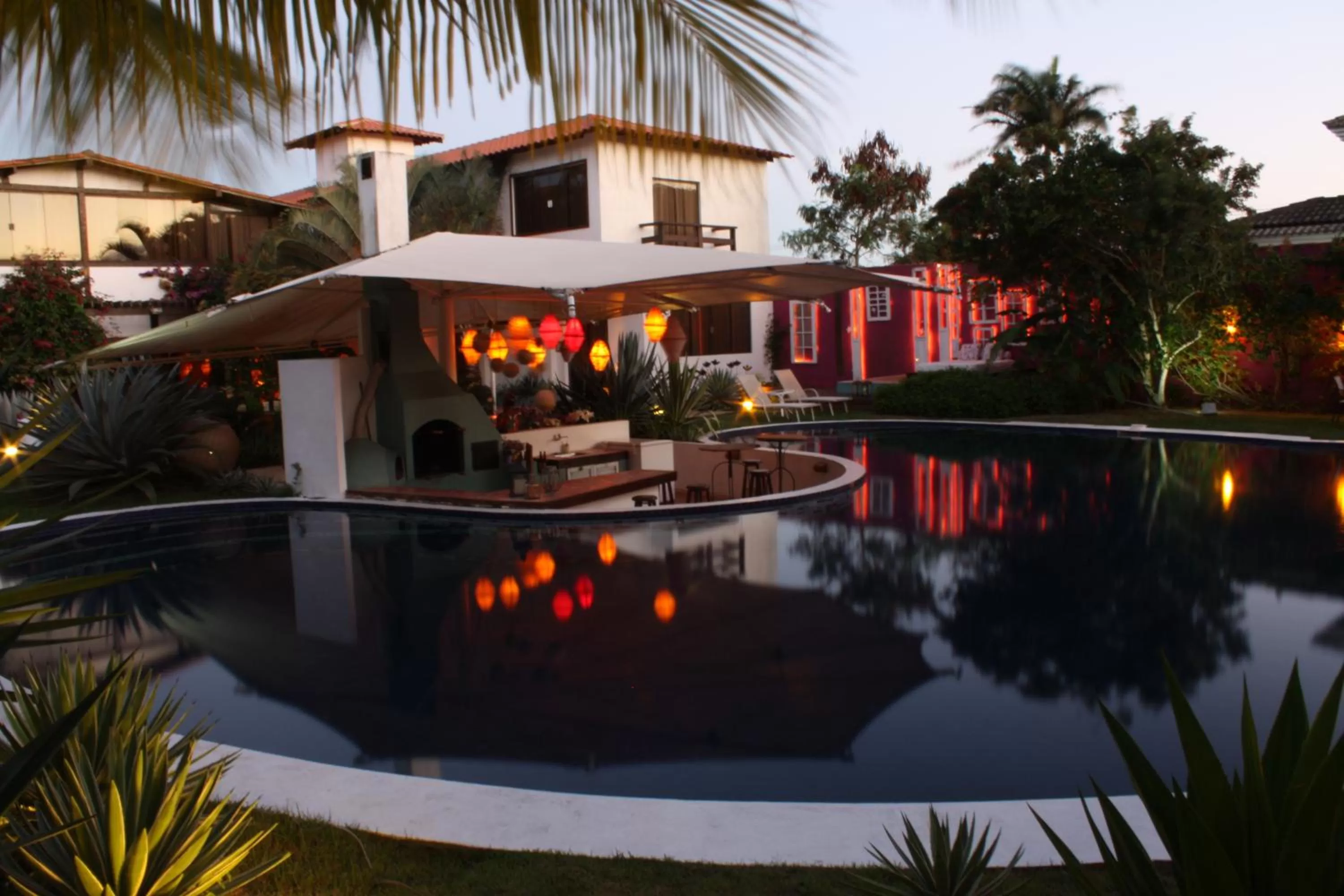 Swimming Pool in Hospedaria Entre Amigos