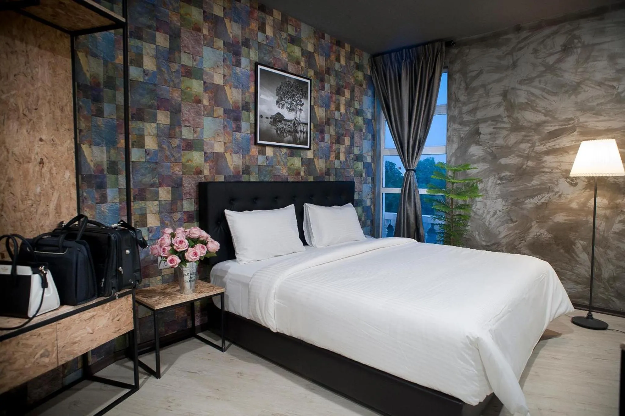 Bed in Big Banana Hotel, Sg Petani