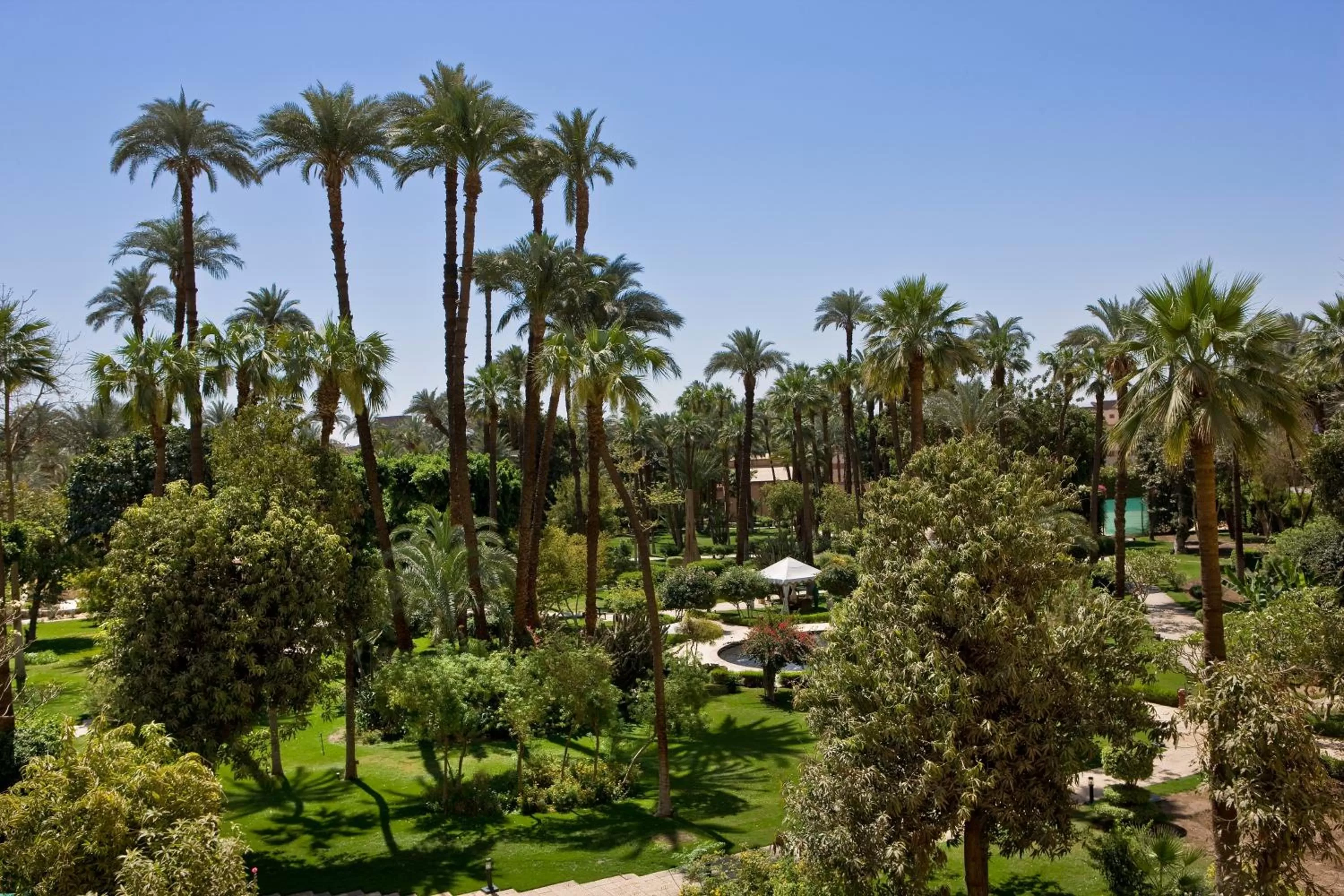 Garden in Pavillon Winter Luxor