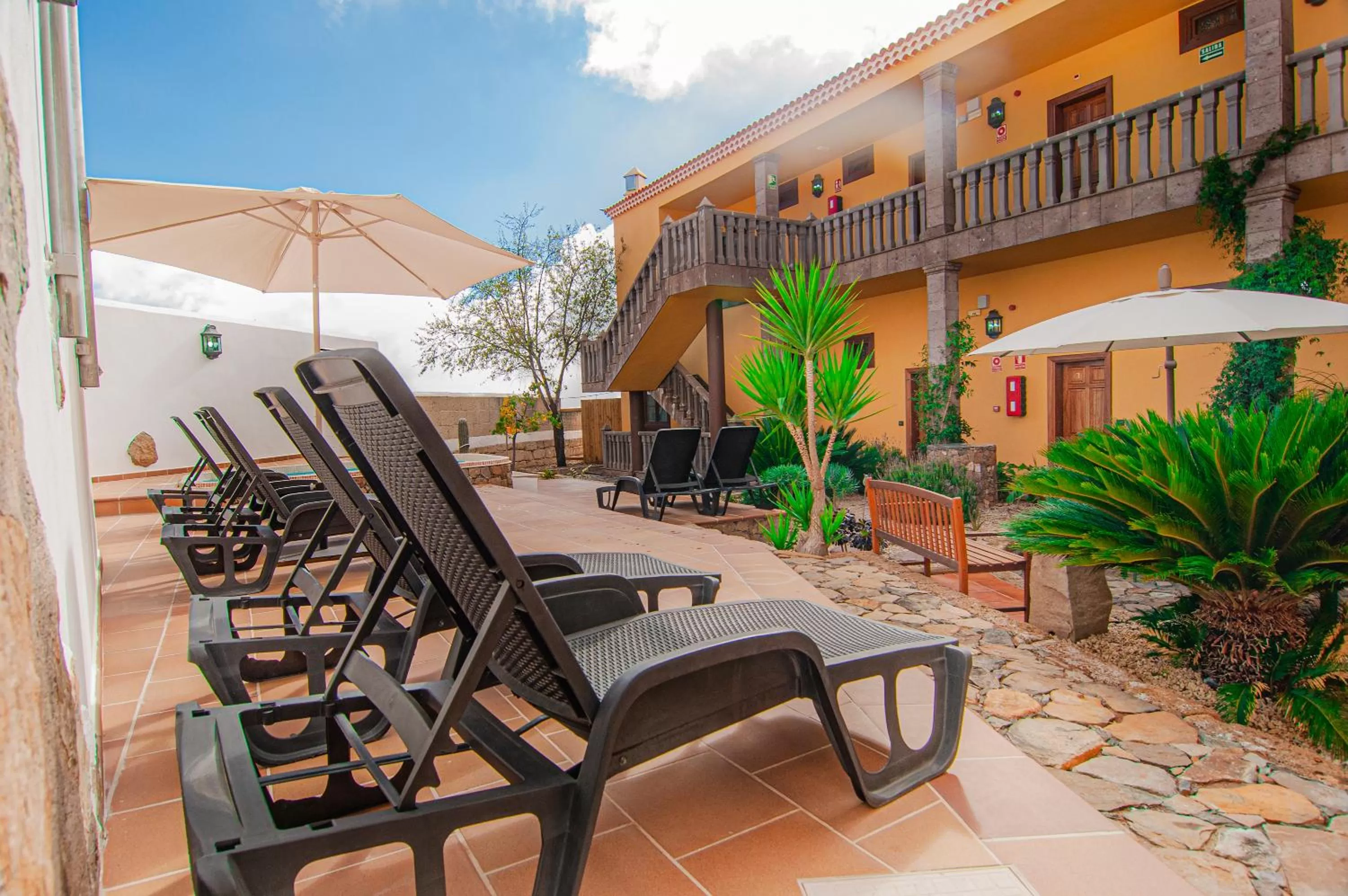 Patio in Hotel El Tejar & Spa