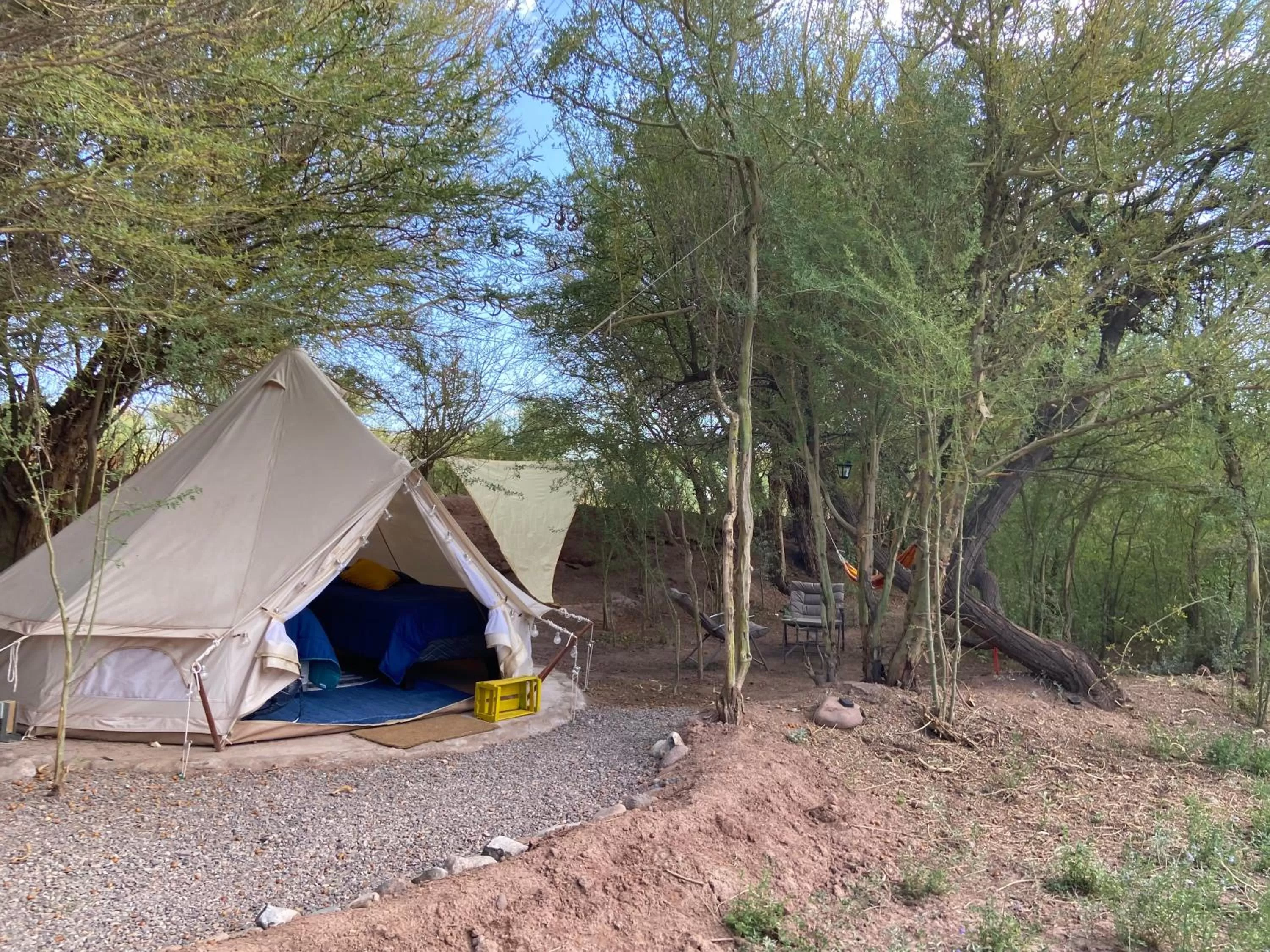 Shower in CaminAndes Hostal