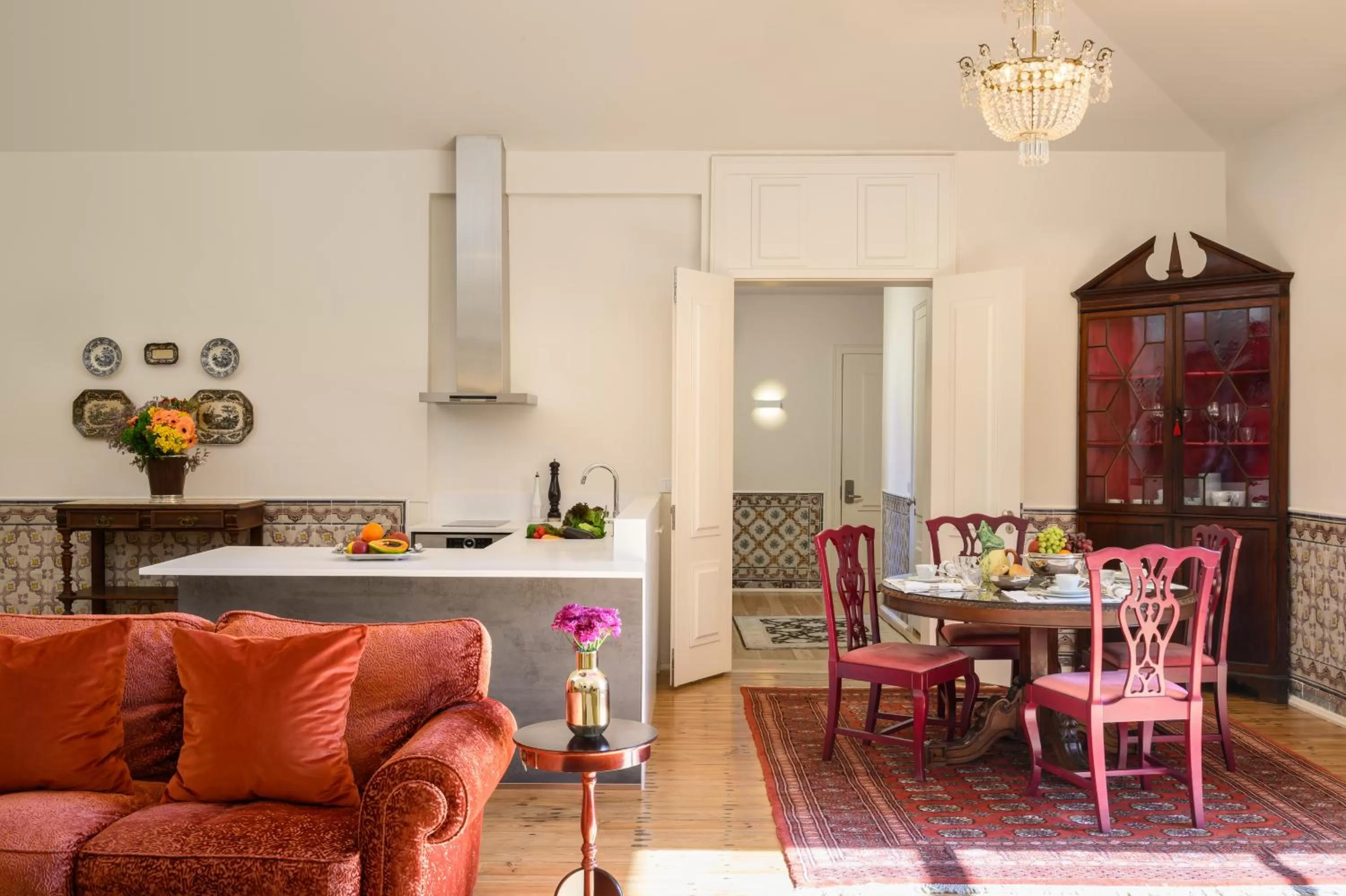 Kitchen or kitchenette in Residentas Arco do Bandeira