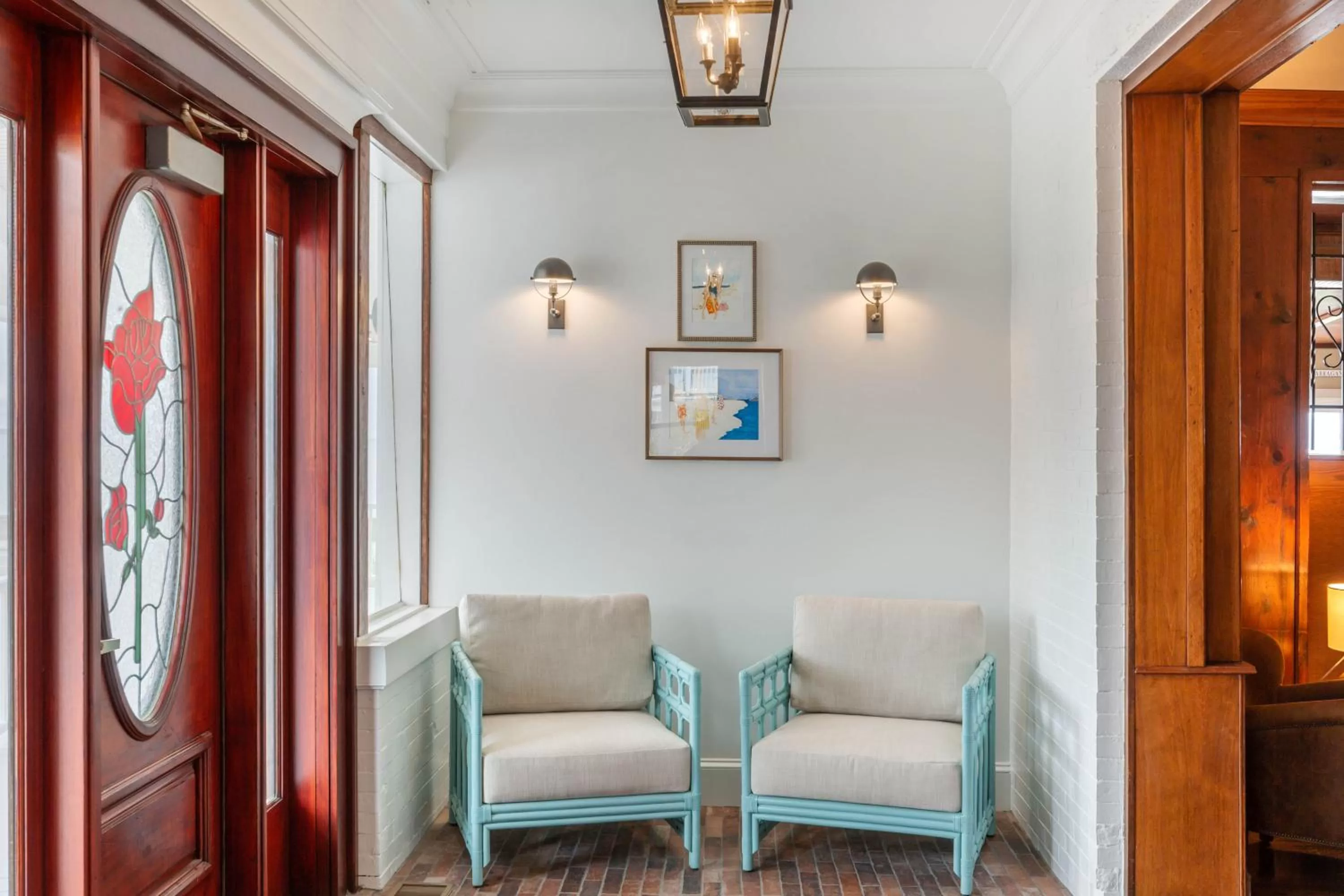 Living room in The Shore House