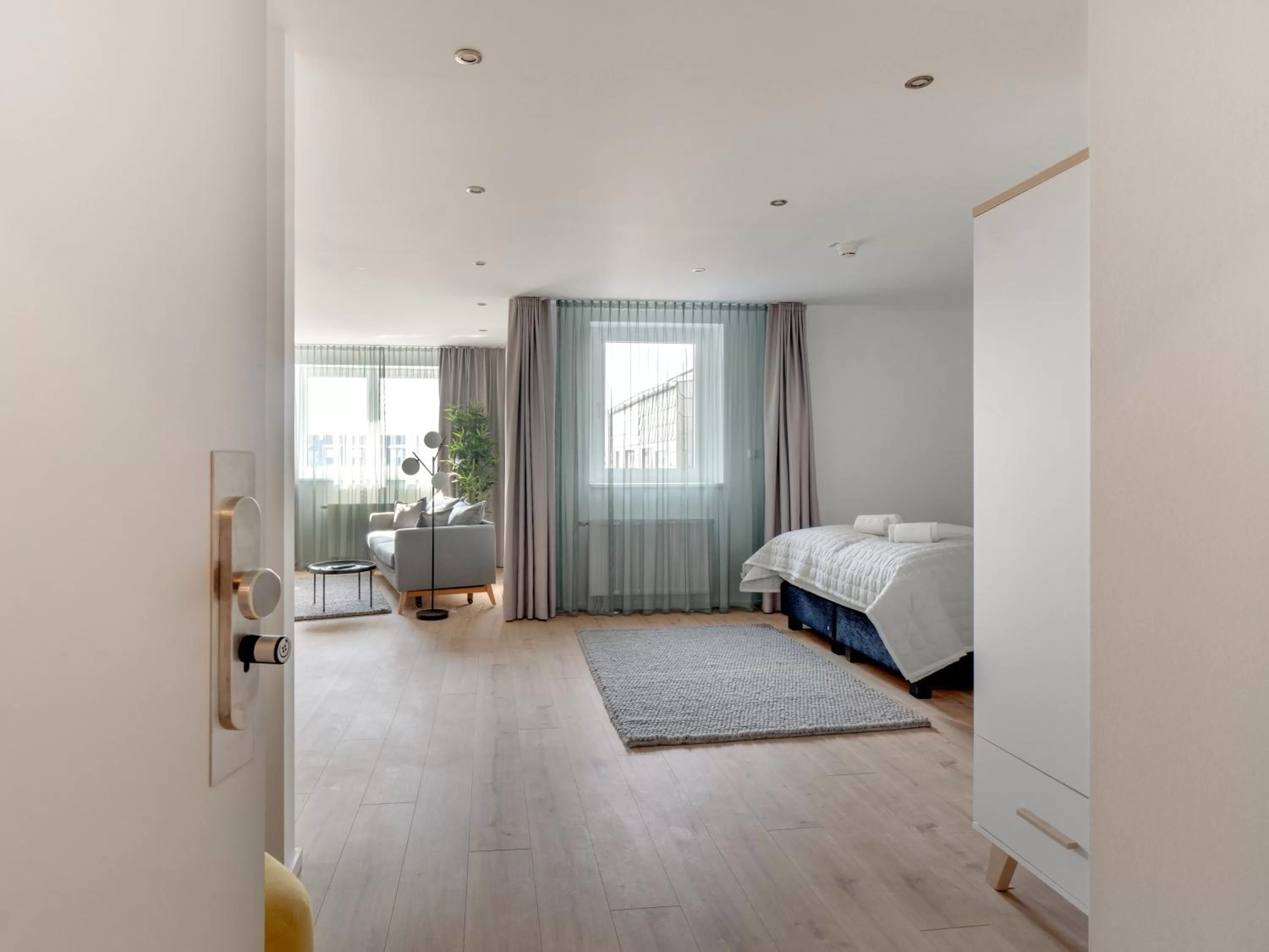 Bed in Limehome Darmstadt Wilhelminenstraße - Digital Access