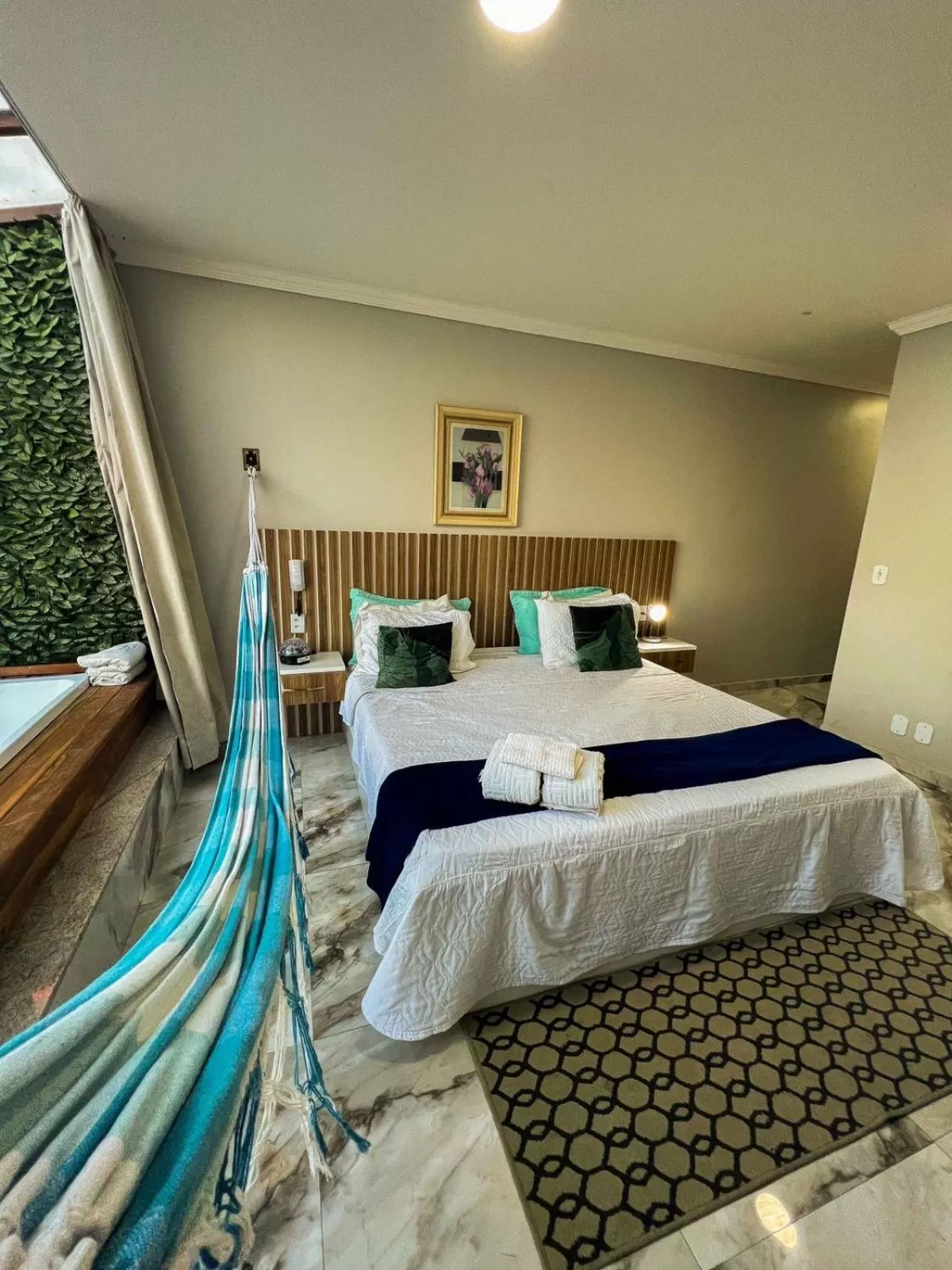 Bed in Pousada e Restaurante Vista Turquesa