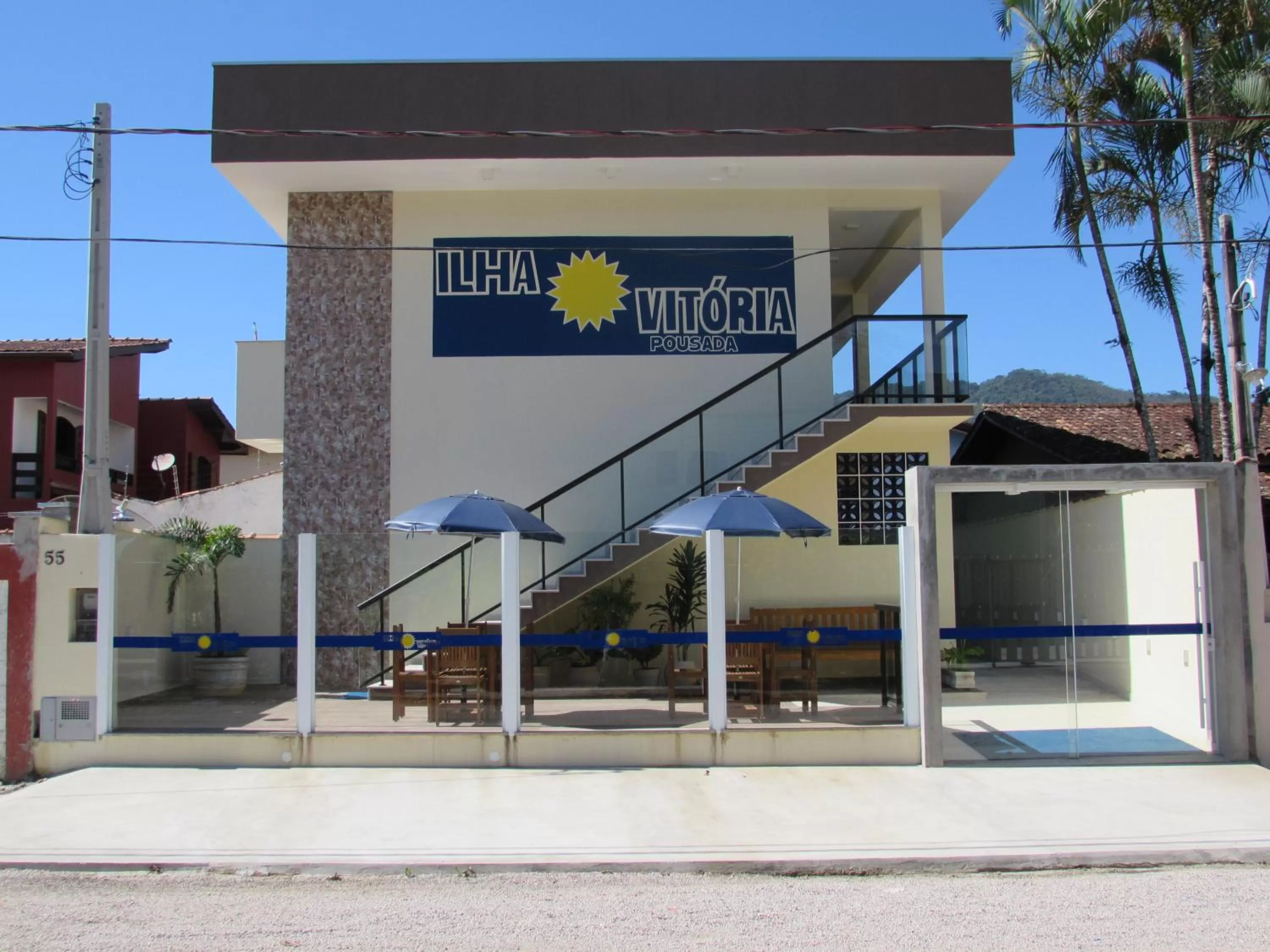 Facade/entrance, Property Building in Pousada Ilha Vitoria