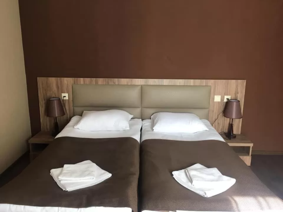 Bed in Hotel Shgedi Mestia