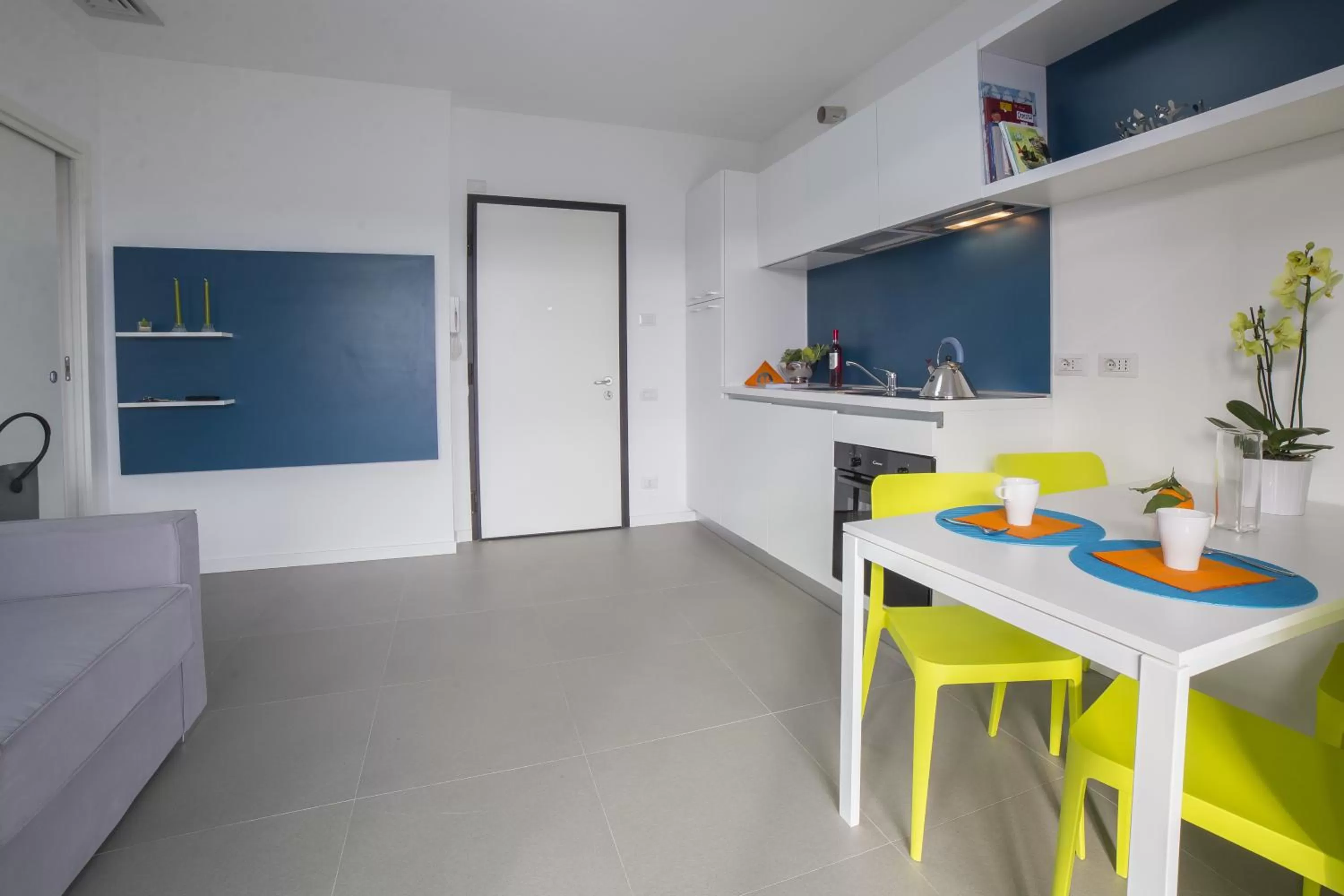 Kitchen or kitchenette in Aurum Aparthotels Bicocca