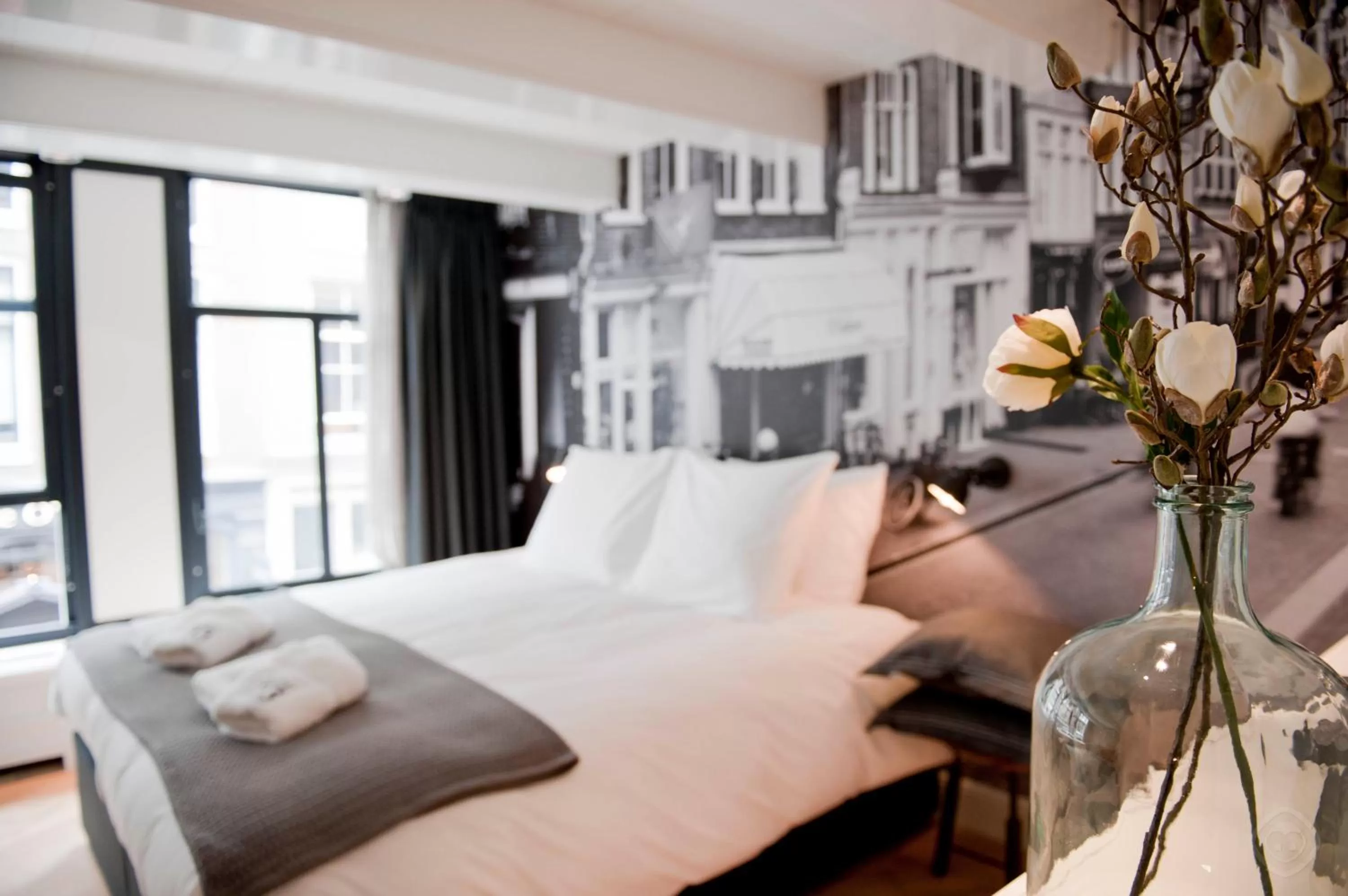 Bed in Hotel IX Nine Streets Amsterdam