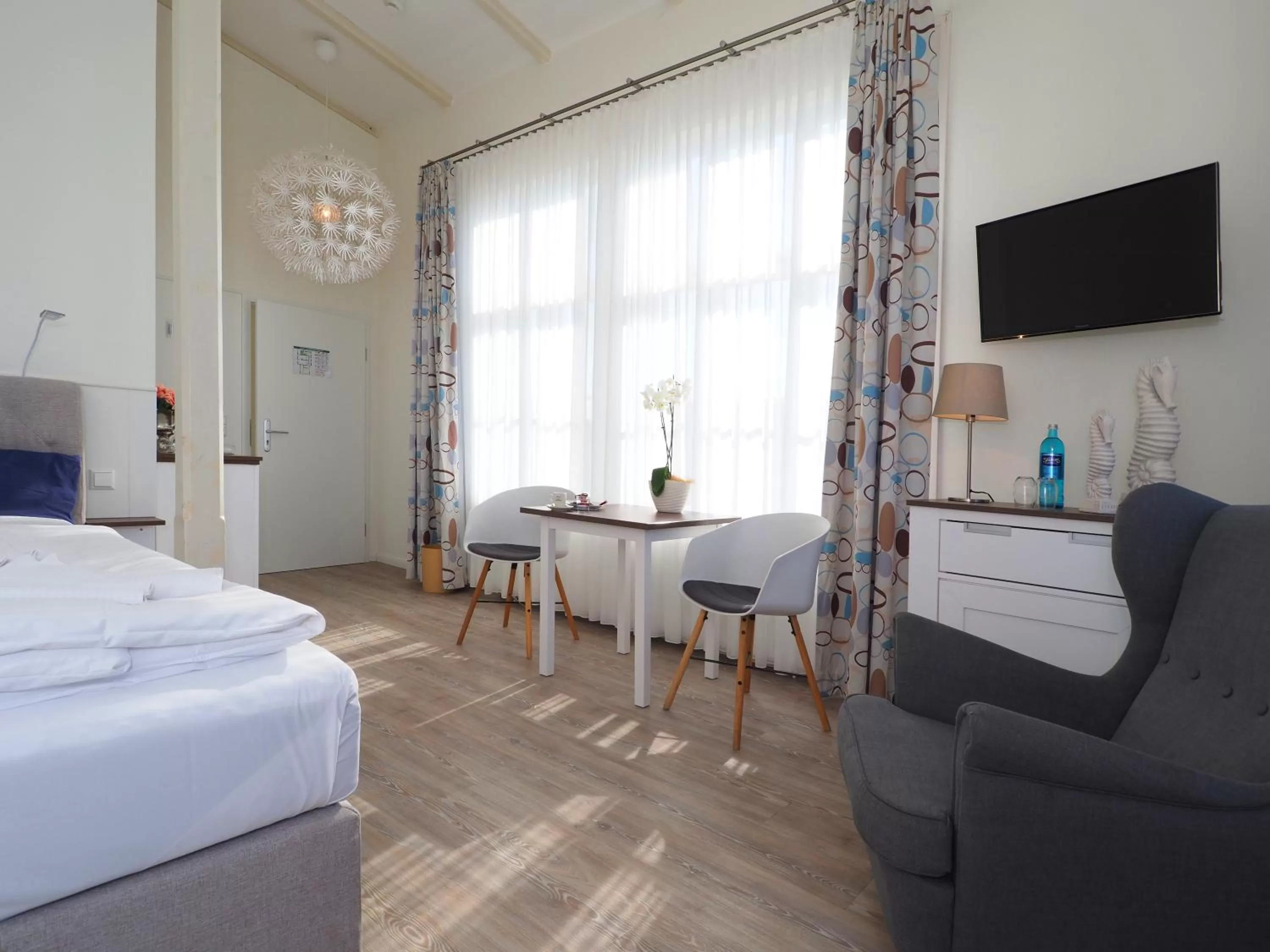 Bedroom, Bed in Strandvillen Heringsdorf