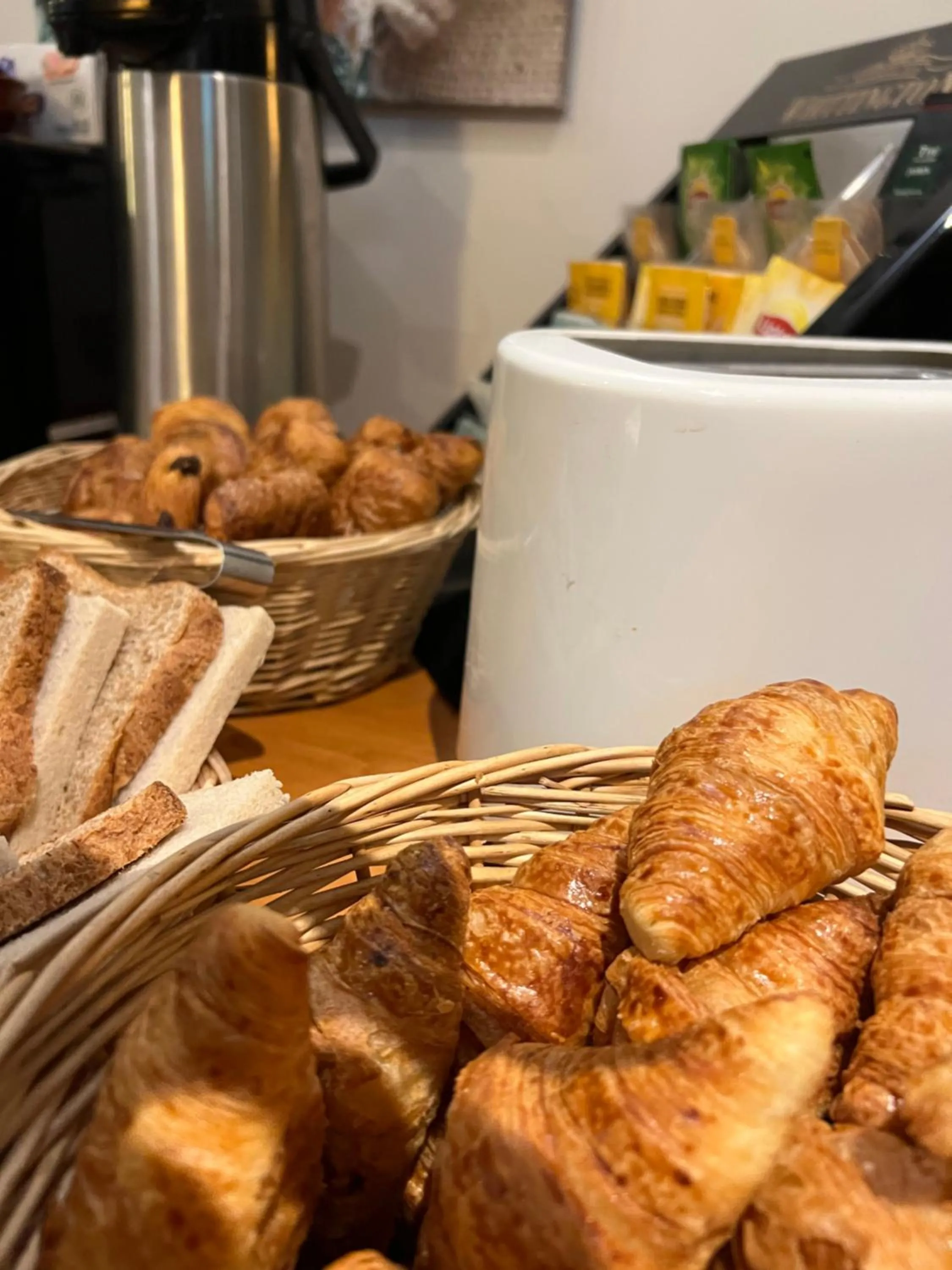 Continental breakfast in Hôtel Belle Fontainebleau