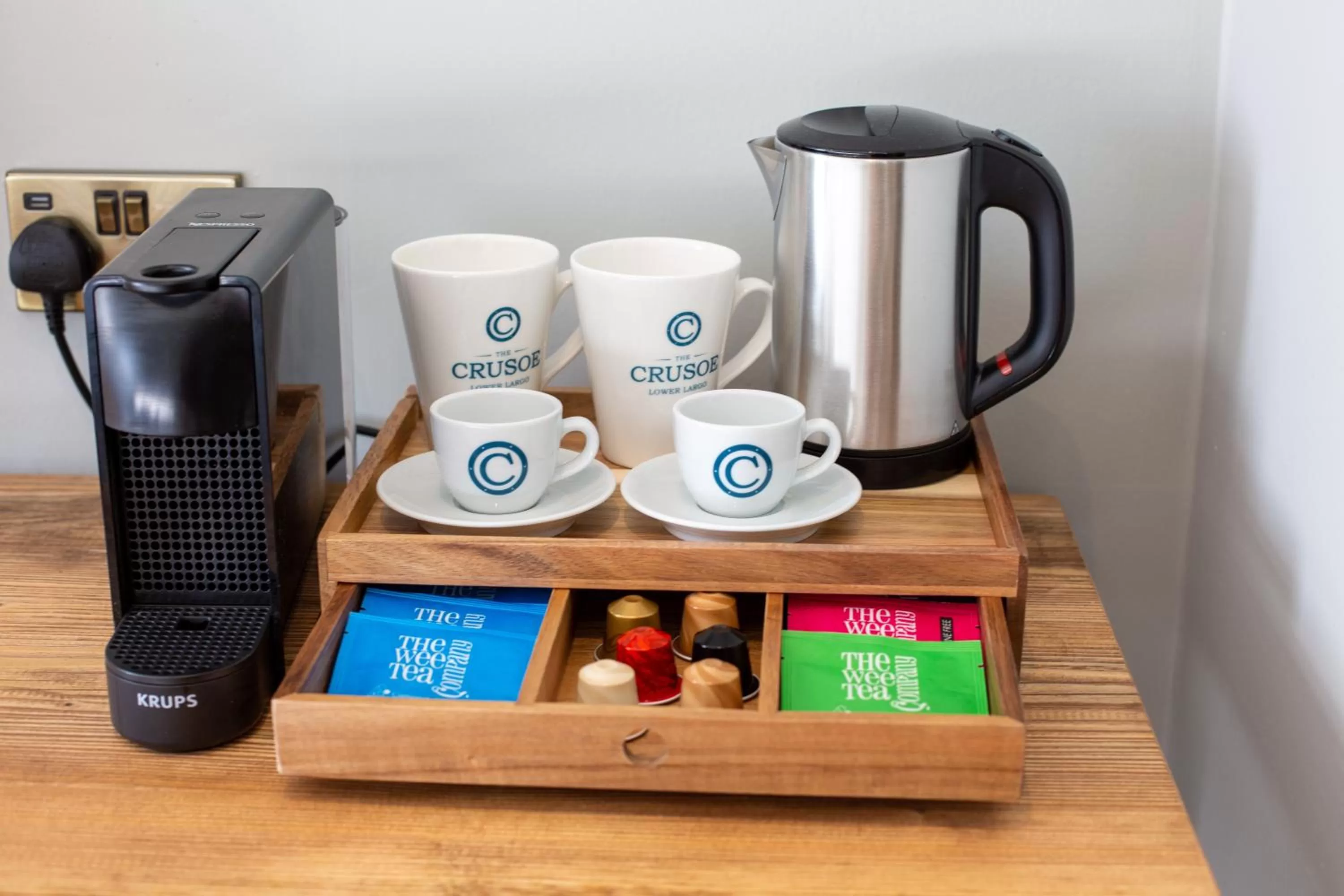 Coffee/tea facilities in The Crusoe