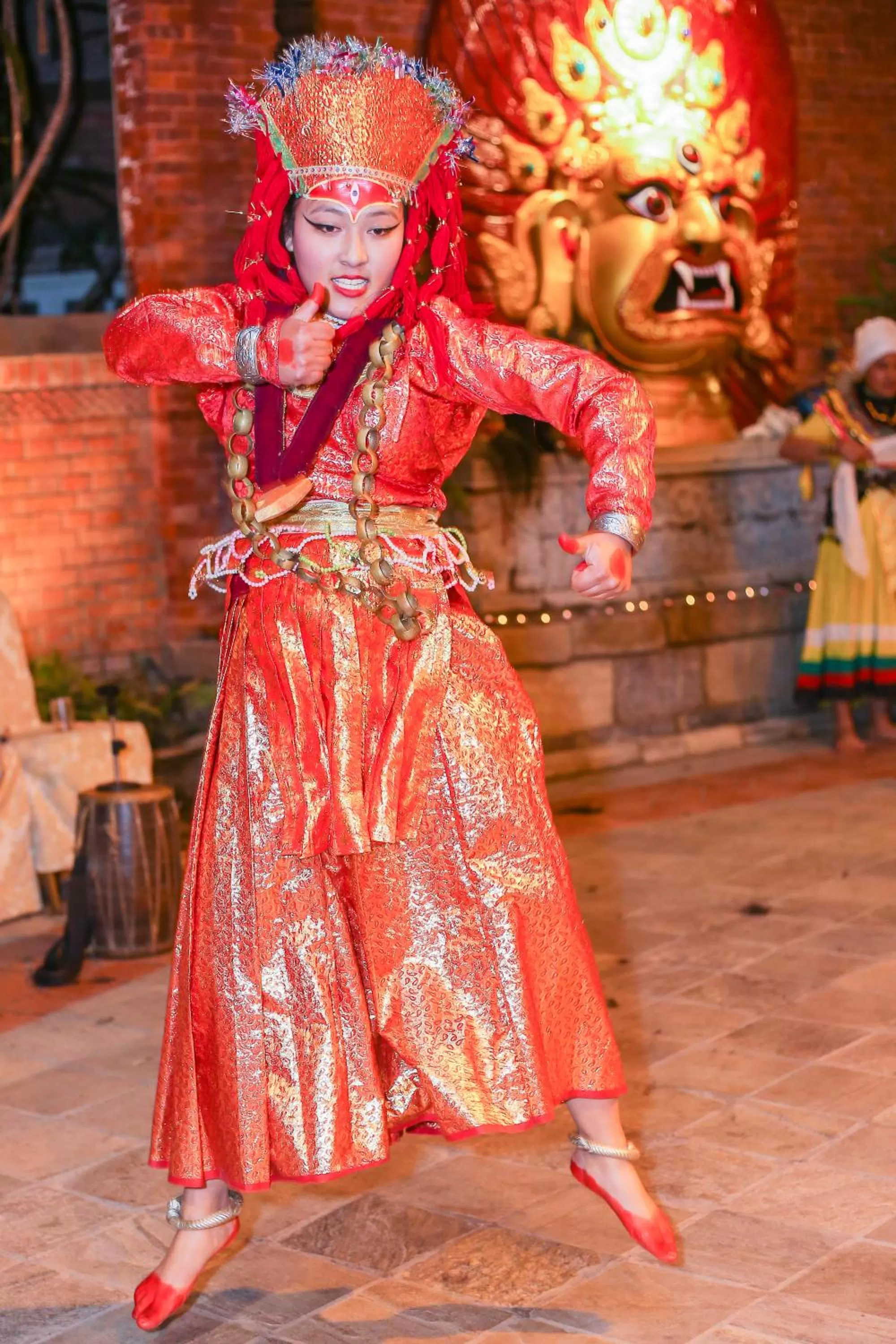 Evening entertainment in Hotel Manaslu