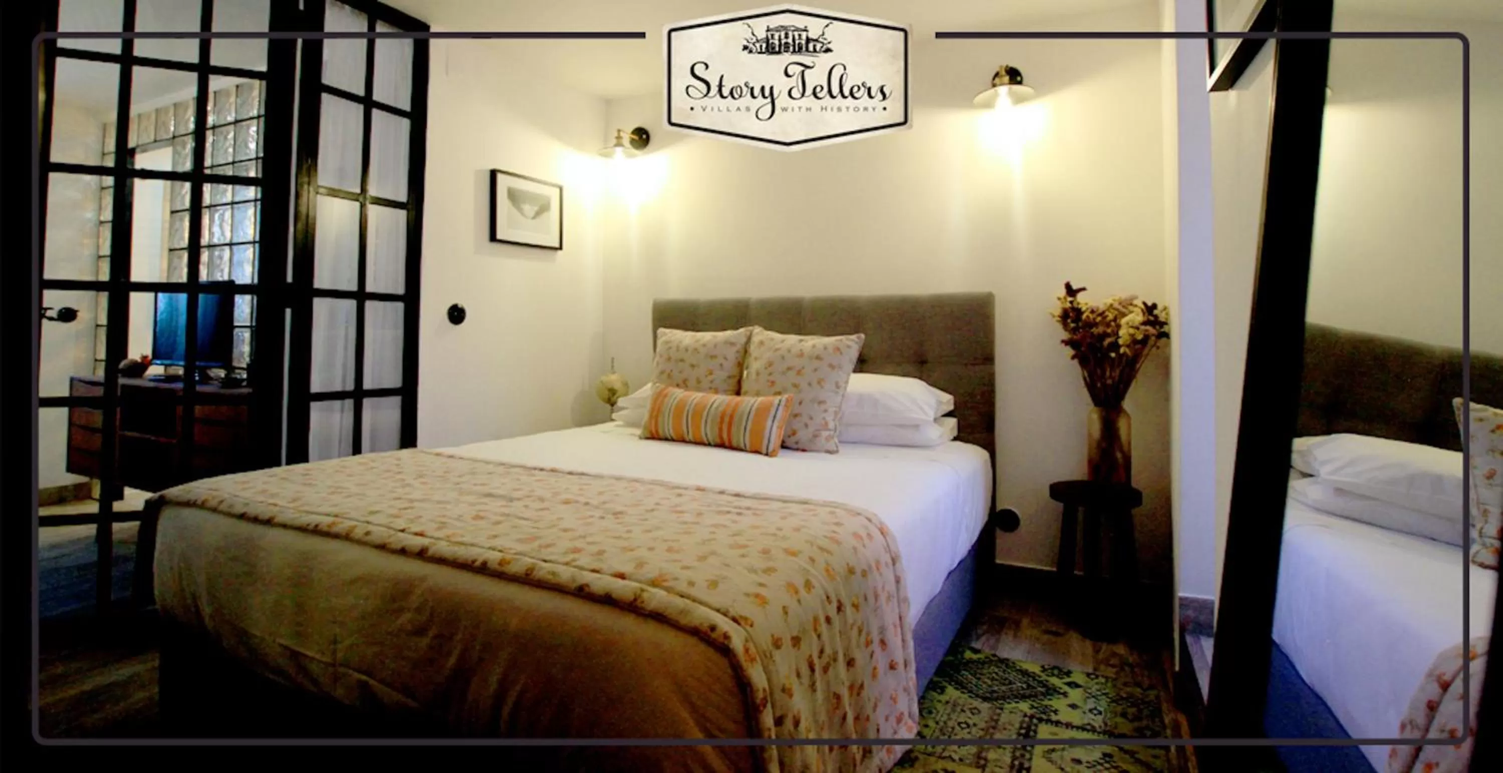Bed in Storytellers Villas