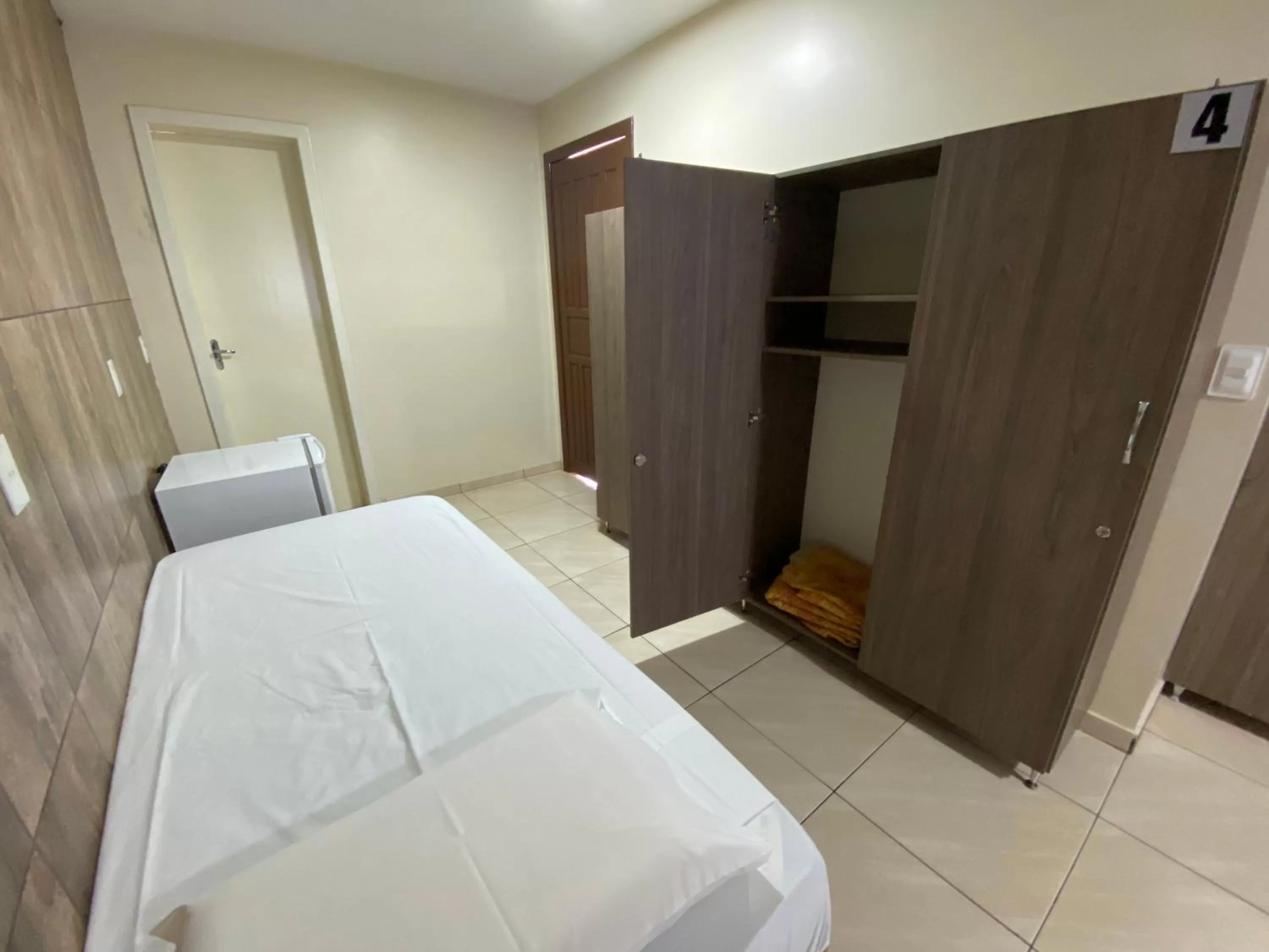 Bed in Pousada El Shaddai