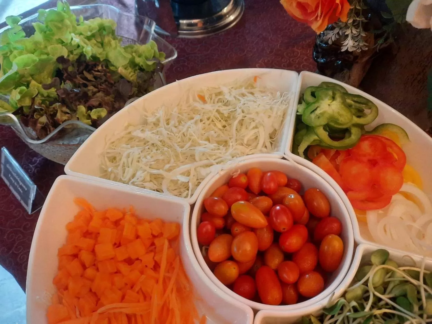 Buffet breakfast in The Bridge Residence Hotel