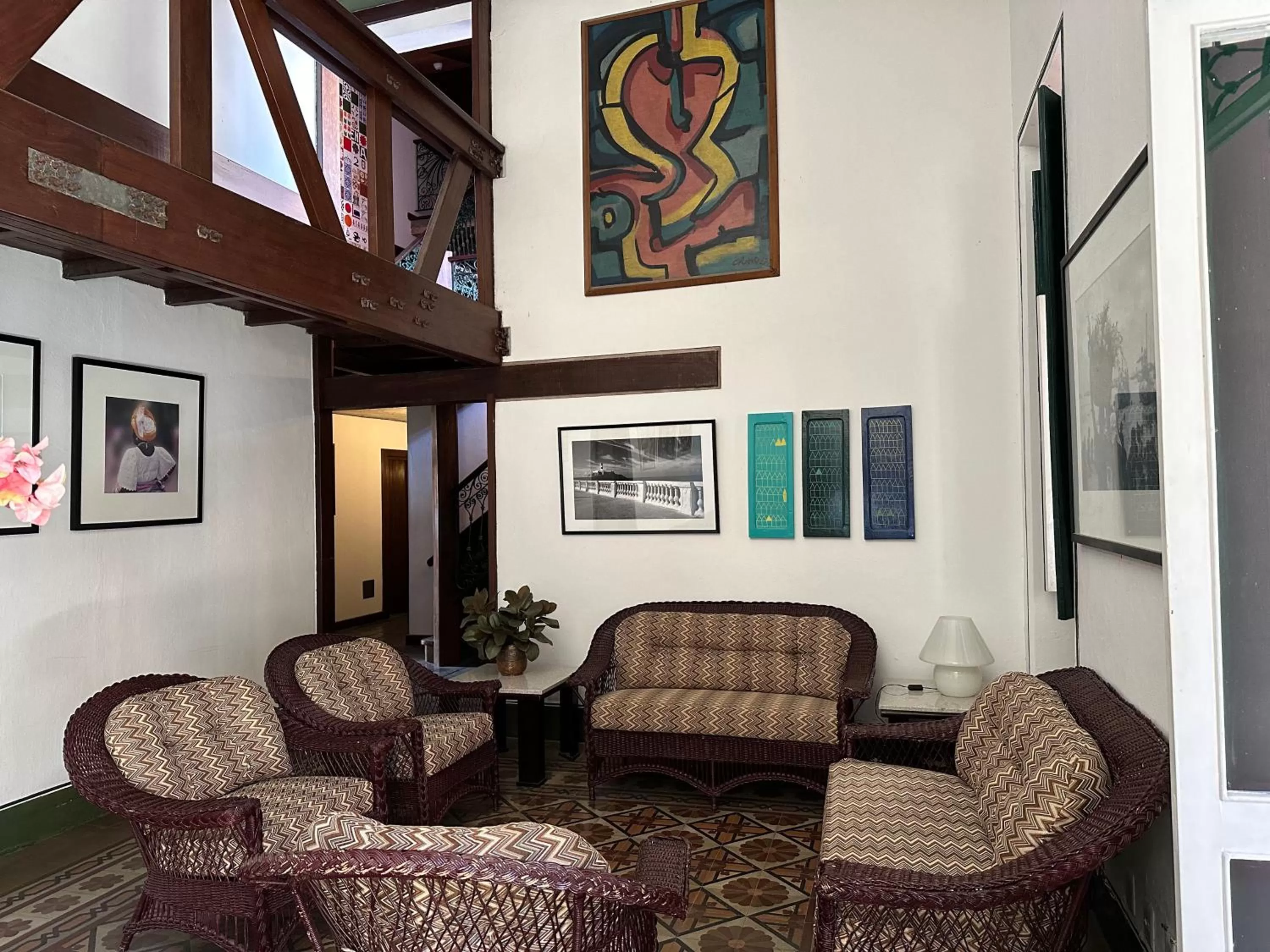 Living room in Hotel Catharina Paraguaçu