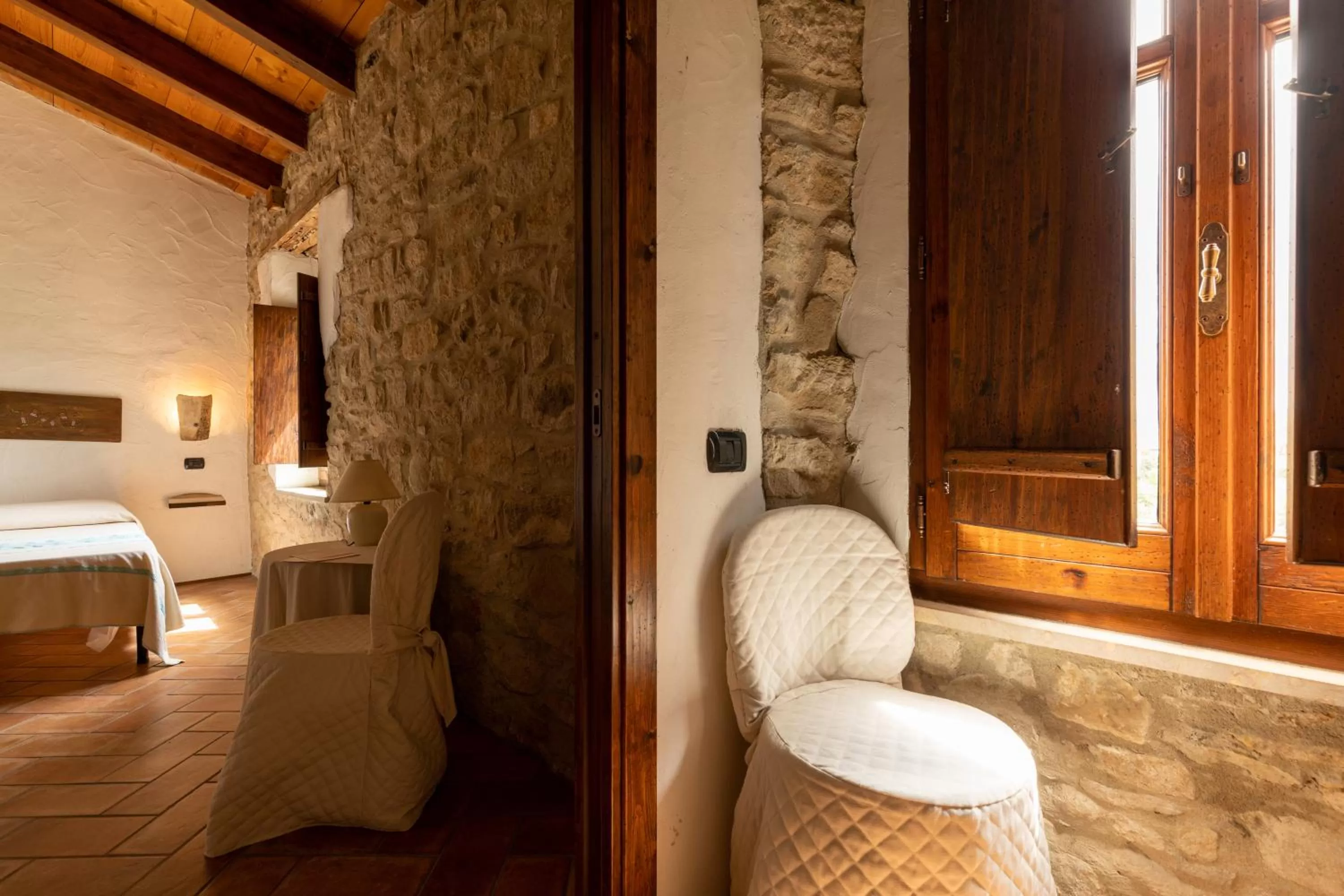Bathroom in Hammam Rooms and Restaurant, Cagliari, Senorbí