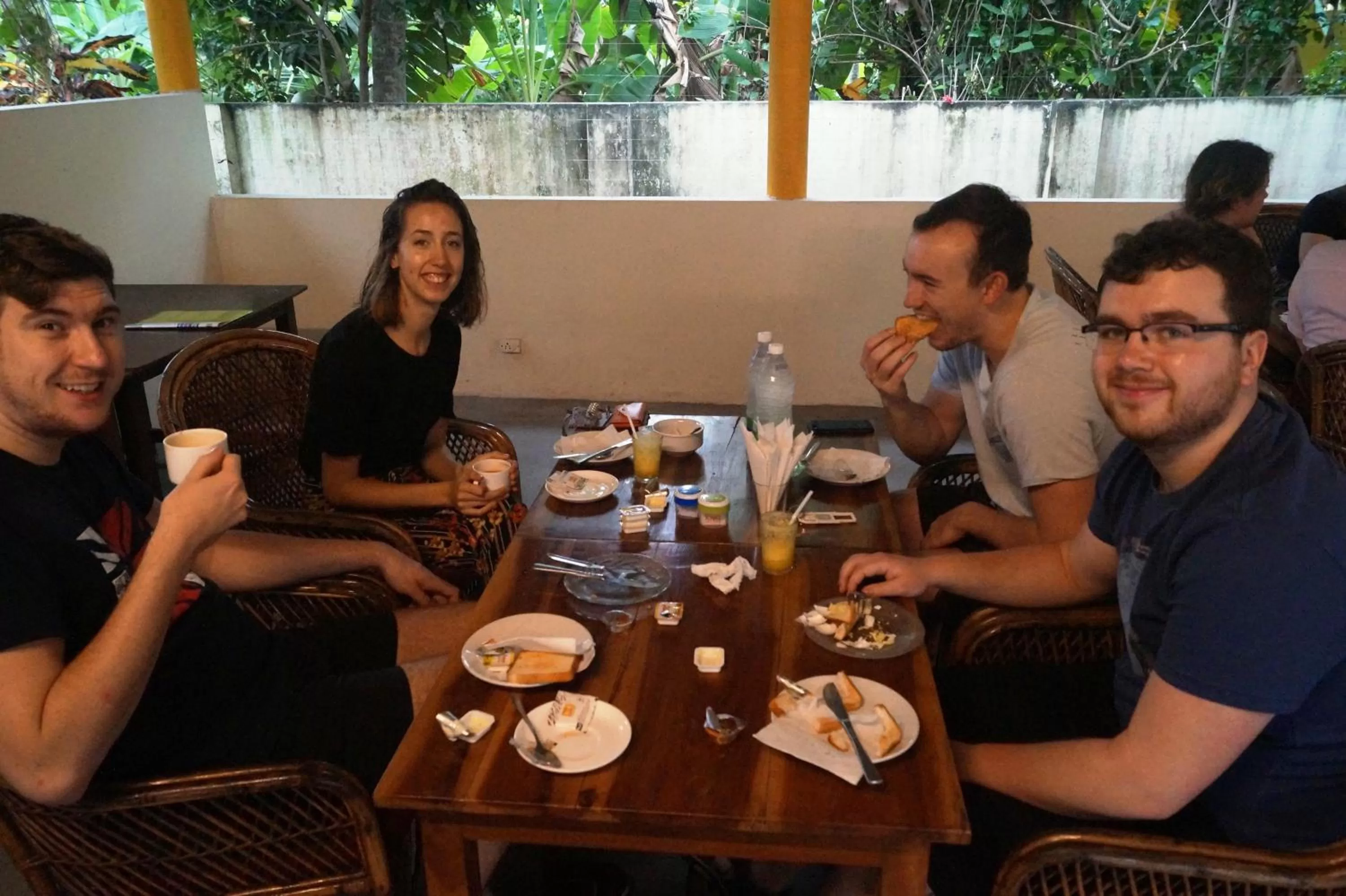 Breakfast in Hotel Thushara