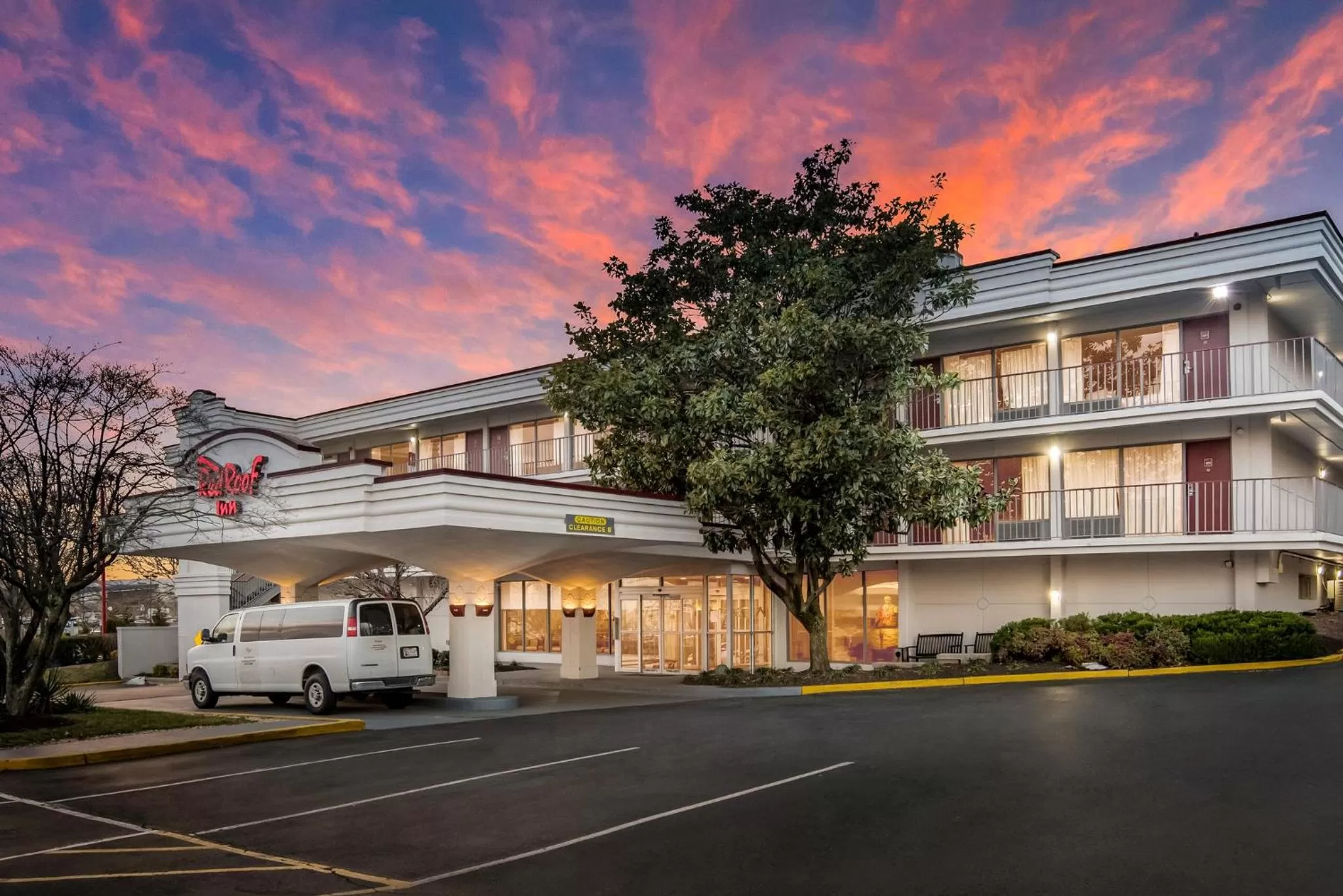 Property building in Red Roof Inn Baltimore South Glen Burnie