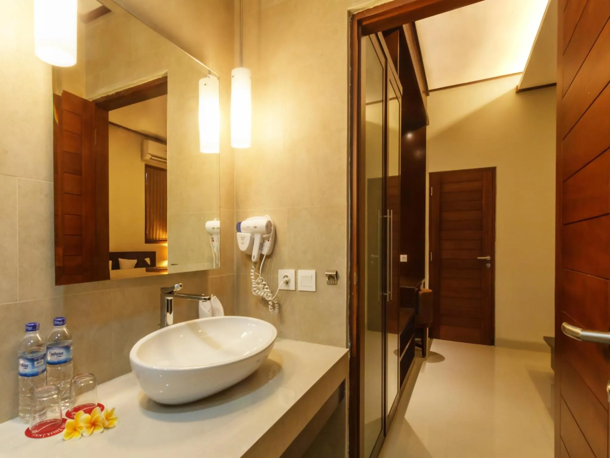 Bathroom in Yulia Beach Inn Kuta