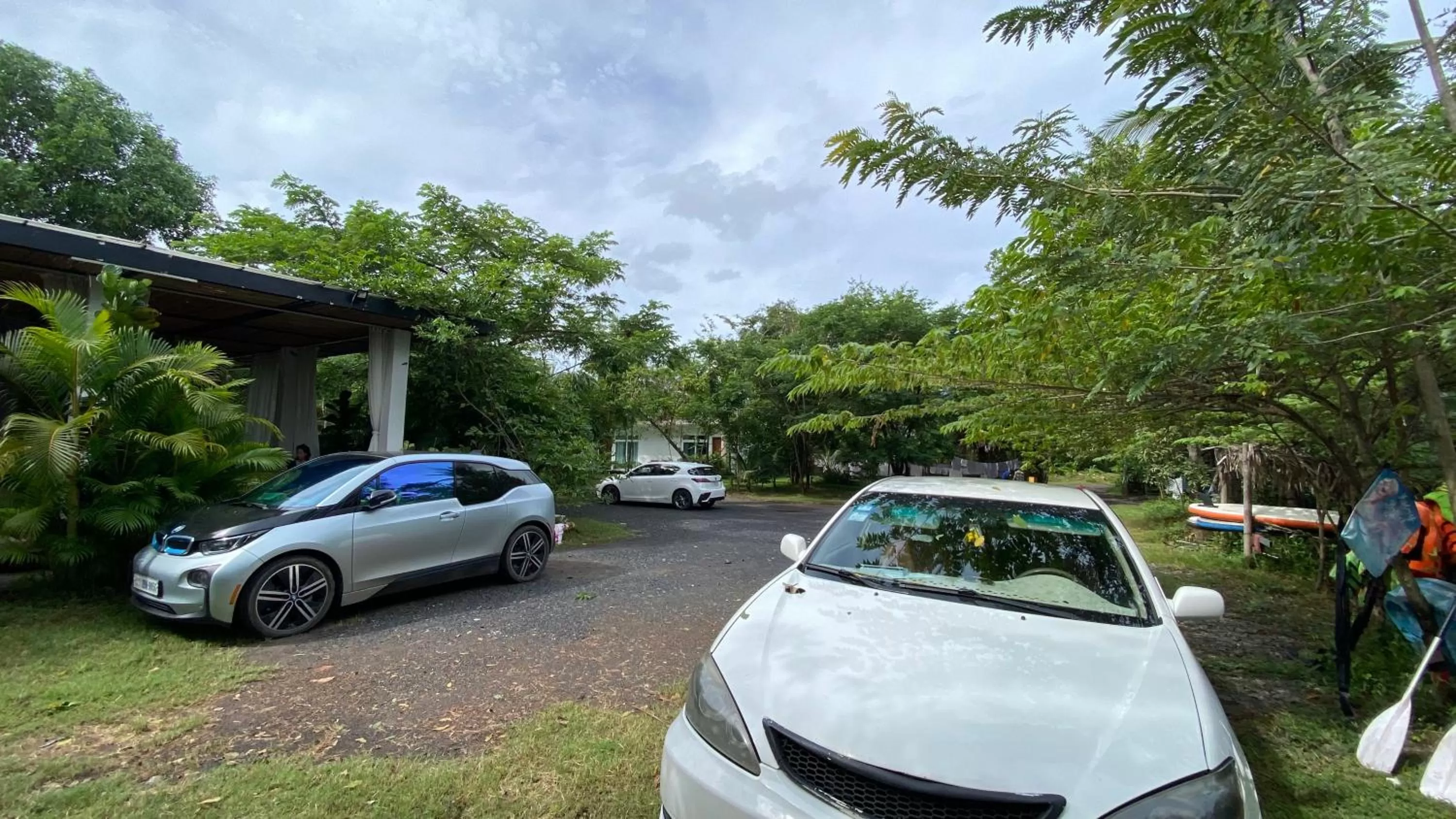 Parking in Kampot Riverfront Boutique